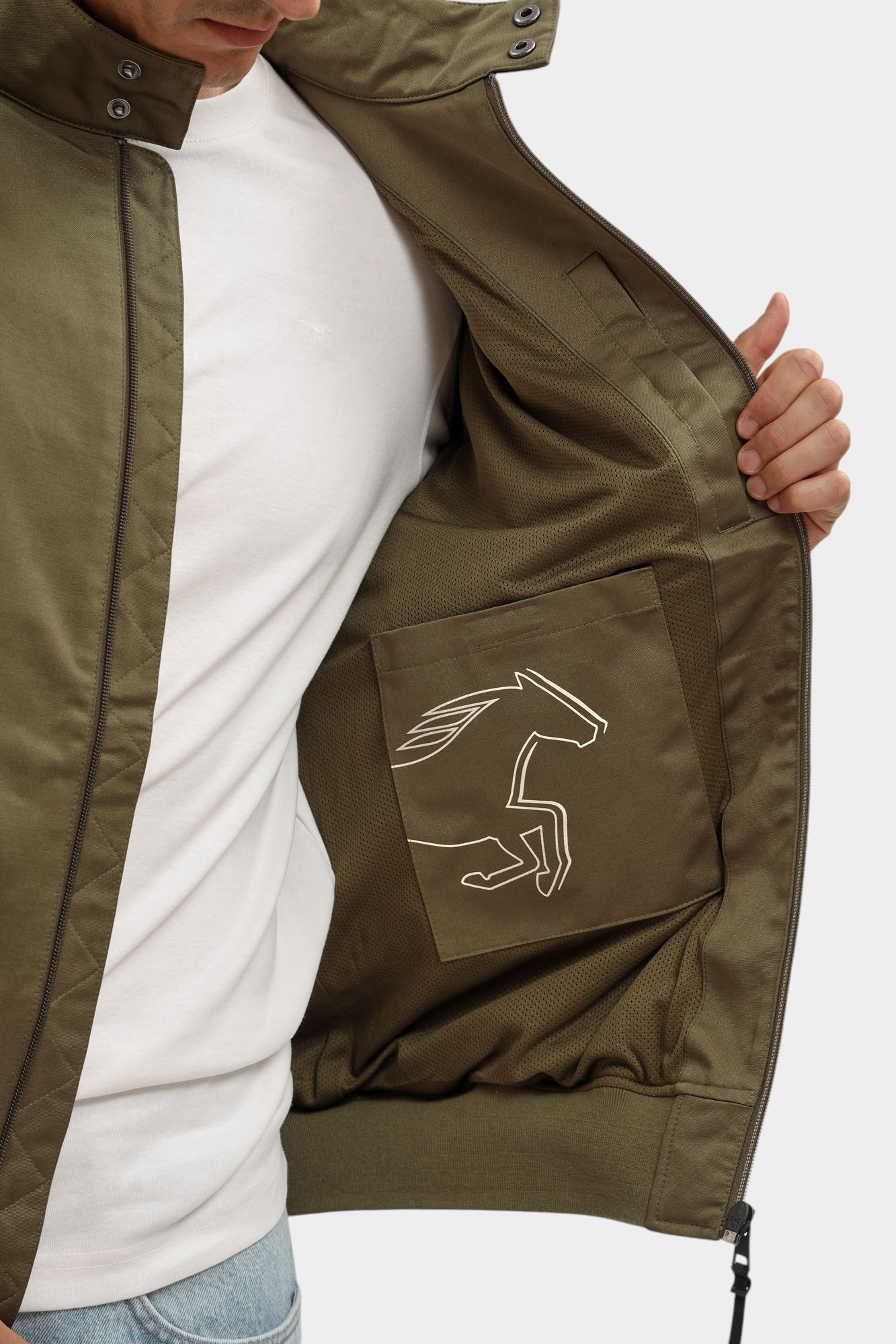 Куртка лёгкая Mustang Хаки