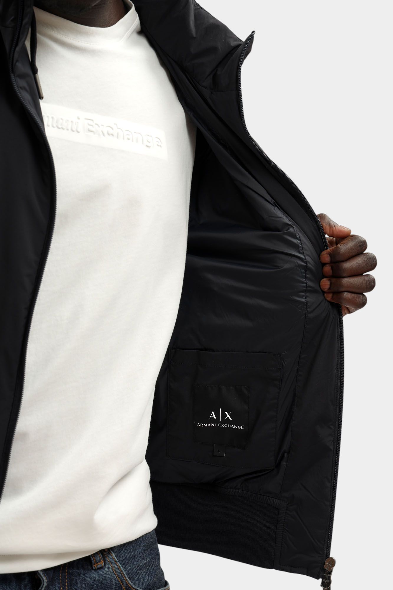 XM001583_AF19196 Куртка утепленная Armani Exchange Синий