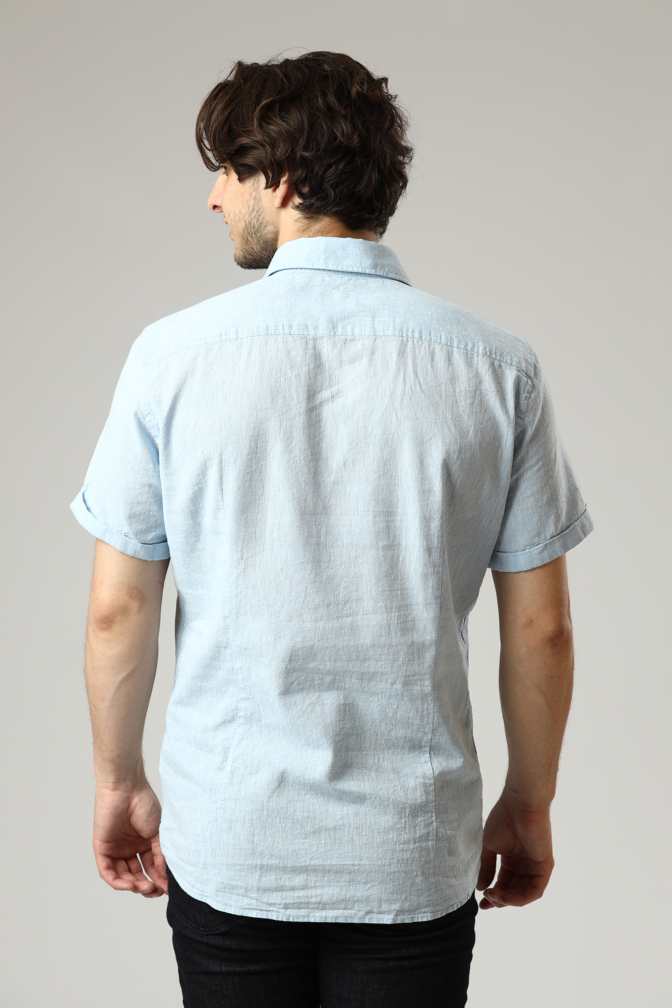 30031404_10011466 Сорочка Strellson Голубой