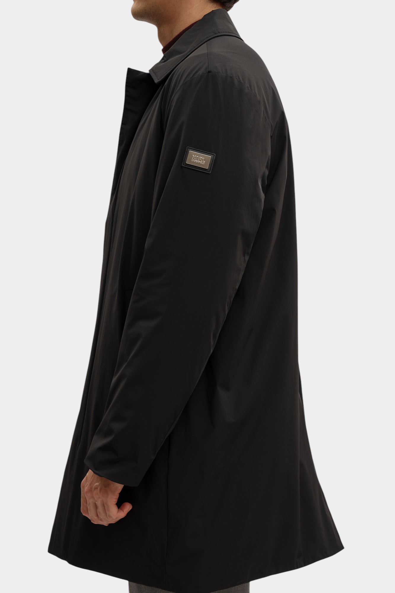 554581_455025 Плащ Karl Lagerfeld Черный