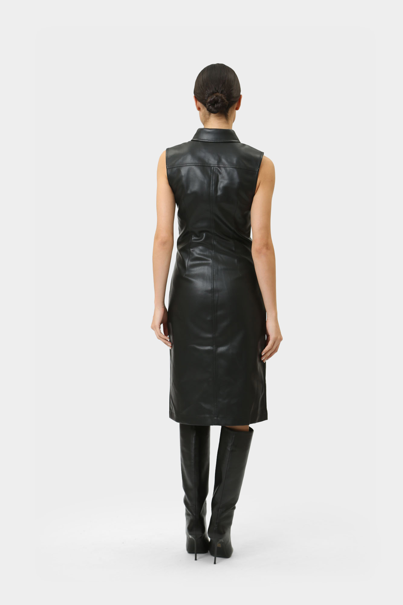 J20J223542 платье кожаное calvin klein jeans 