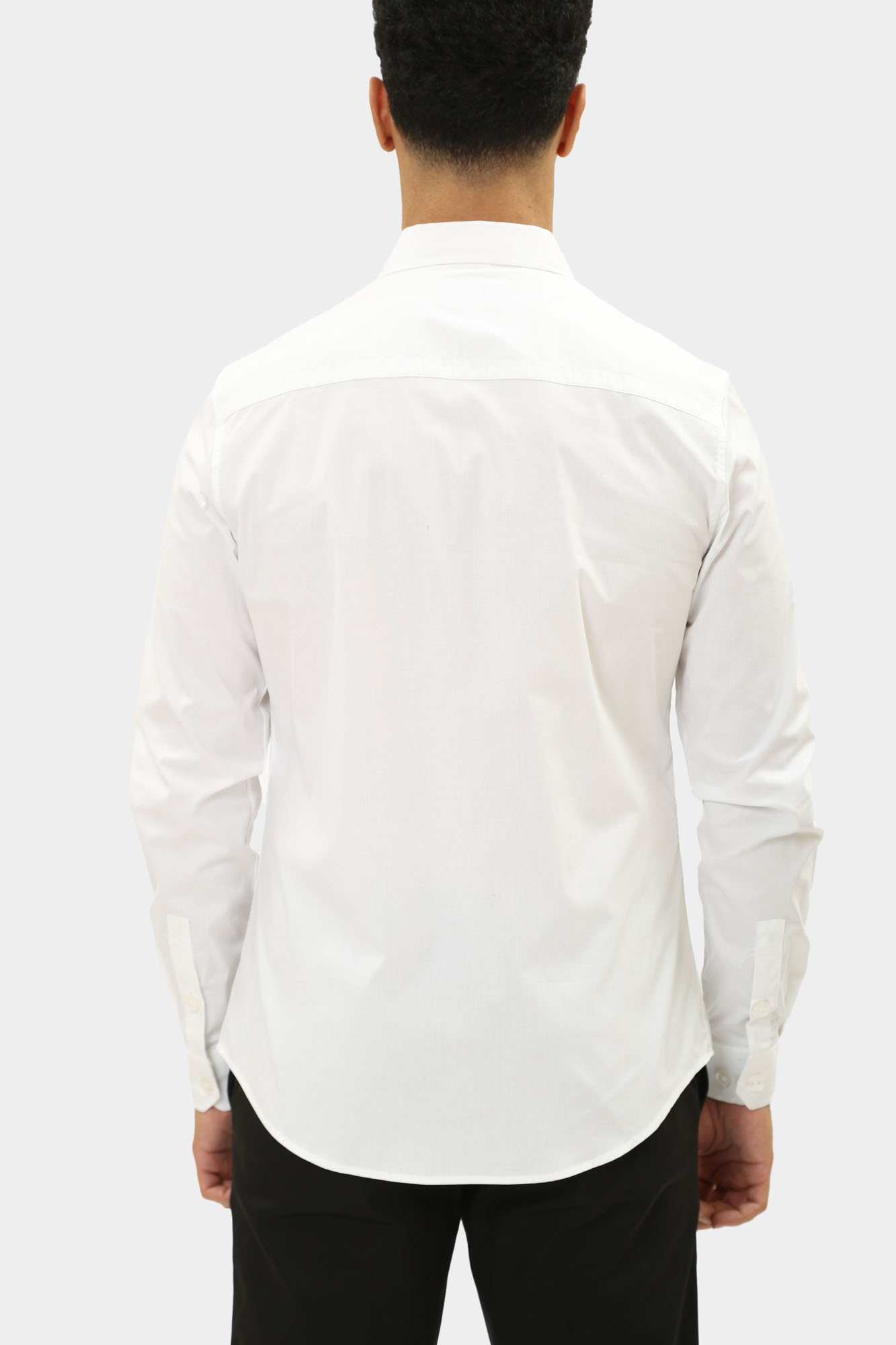 PBMS0419 Сорочка д/р Bikkembergs Белый