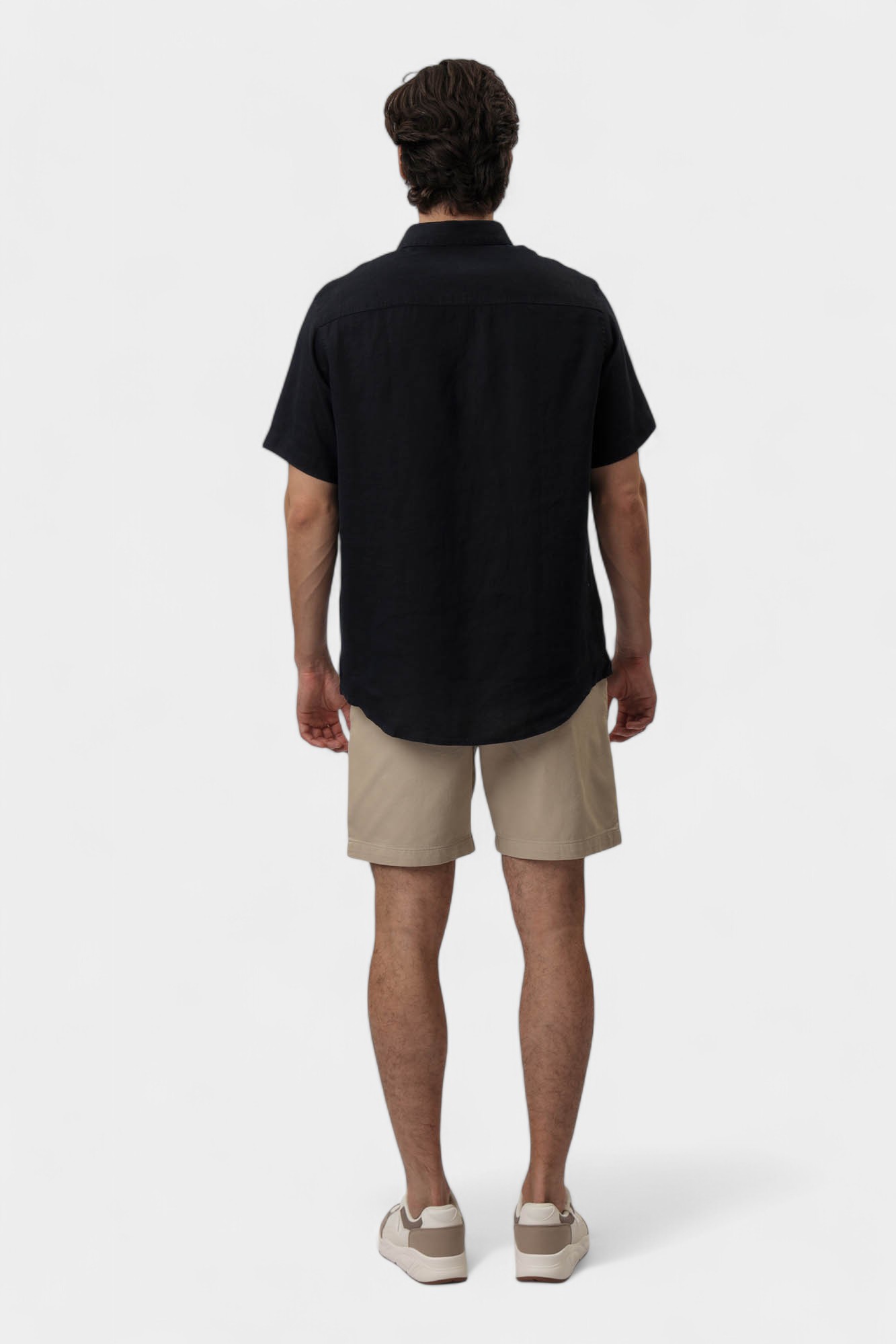 XM001223_AF14619 Рубашка льняная Armani Exchange Синий