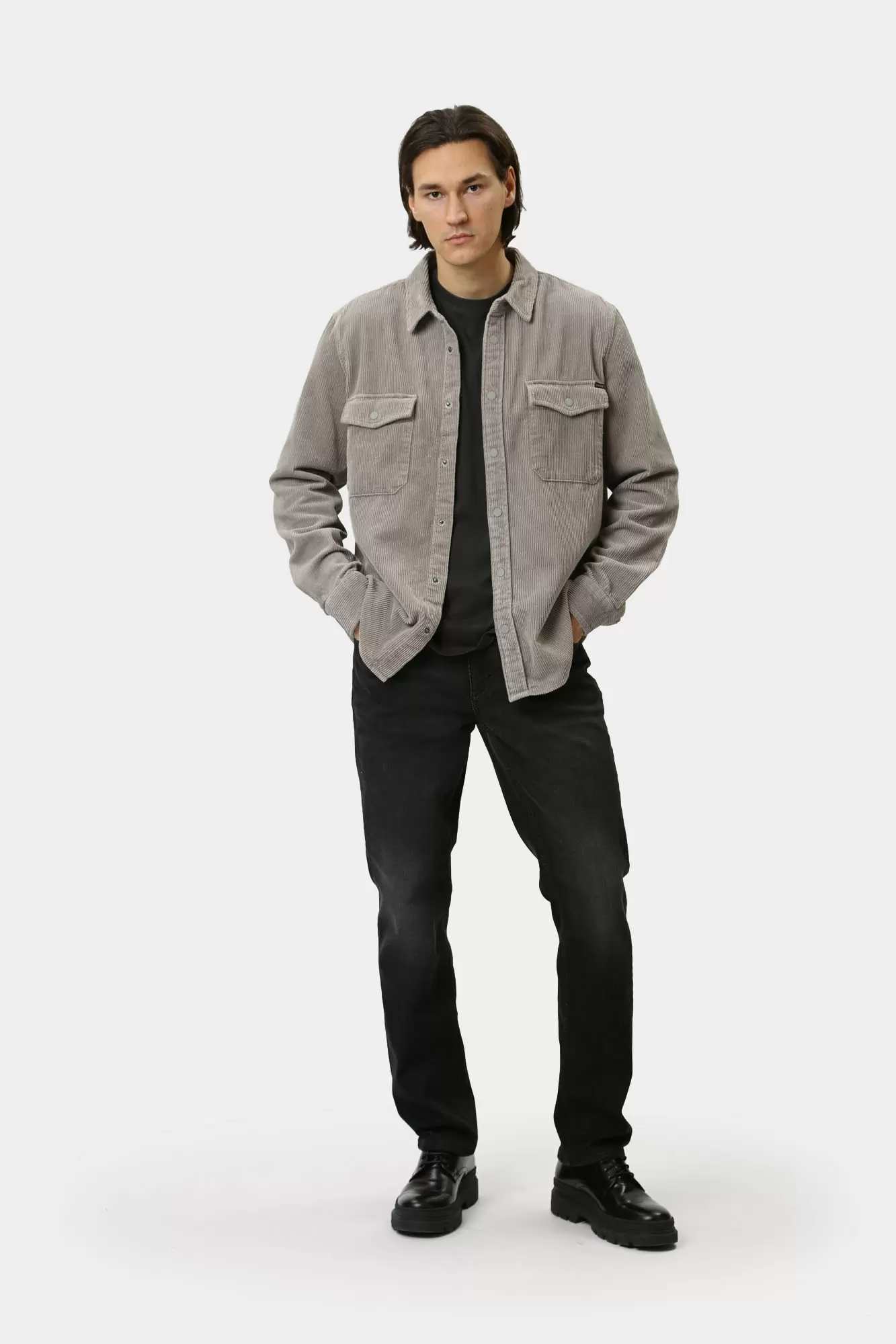 1015914 Рубашка Mustang Бежевый