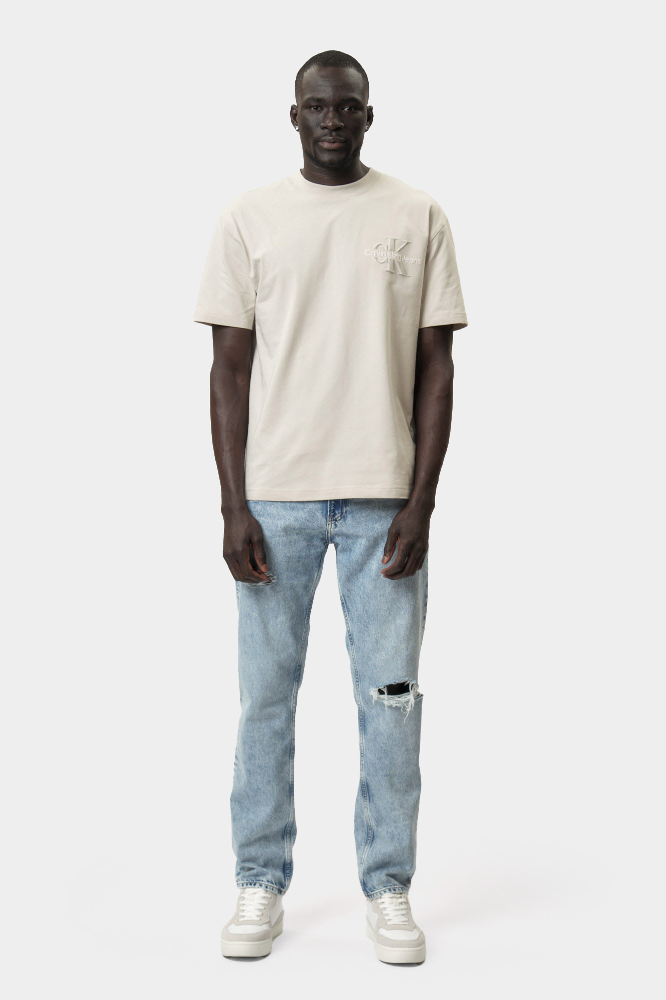 J30J327014 Брюки джинсовые Calvin Klein Jeans Голубой