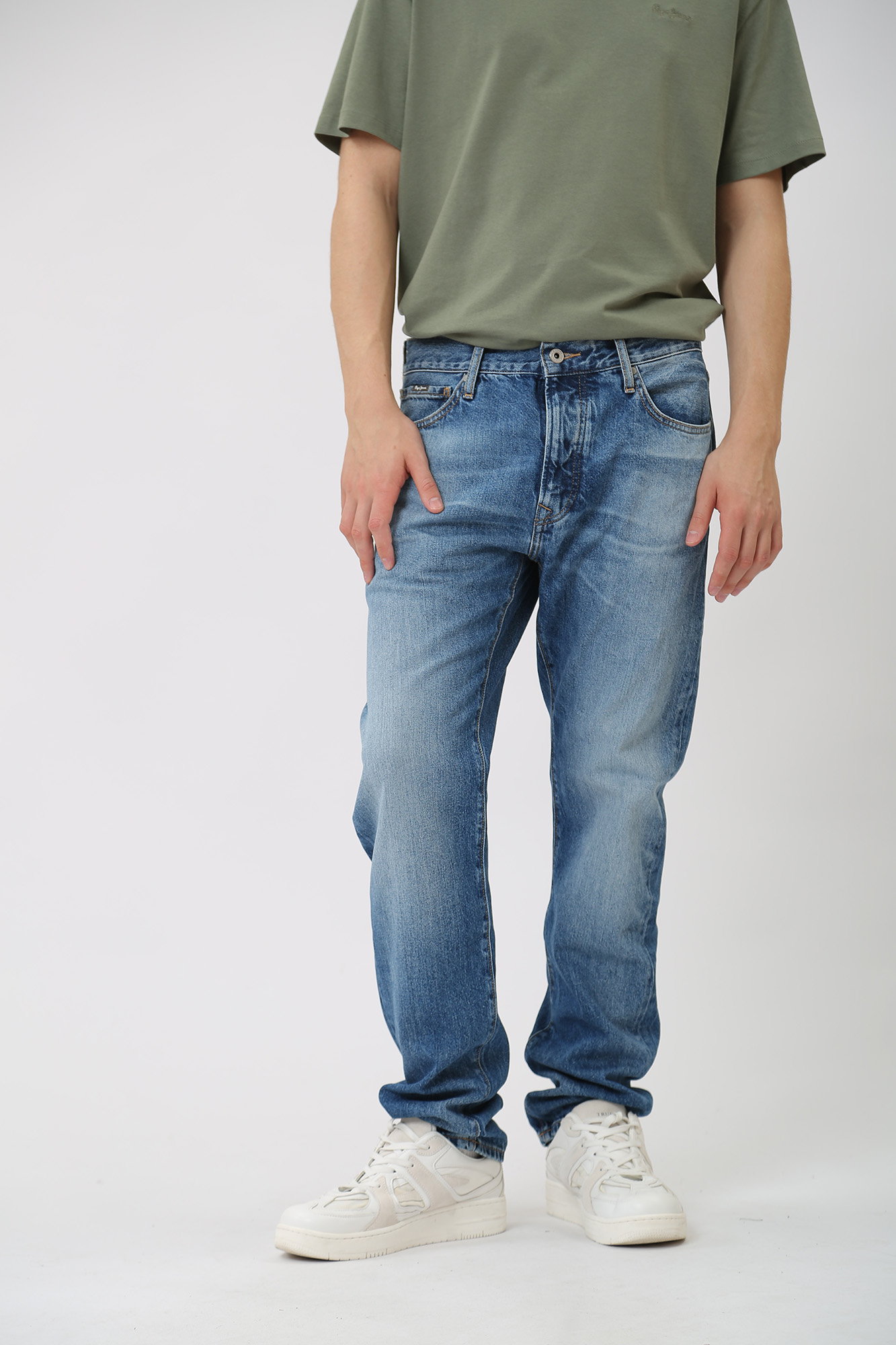 PM207394HT3 Джинсы  STRAIGHT JEANS  Pepe Jeans Голубой