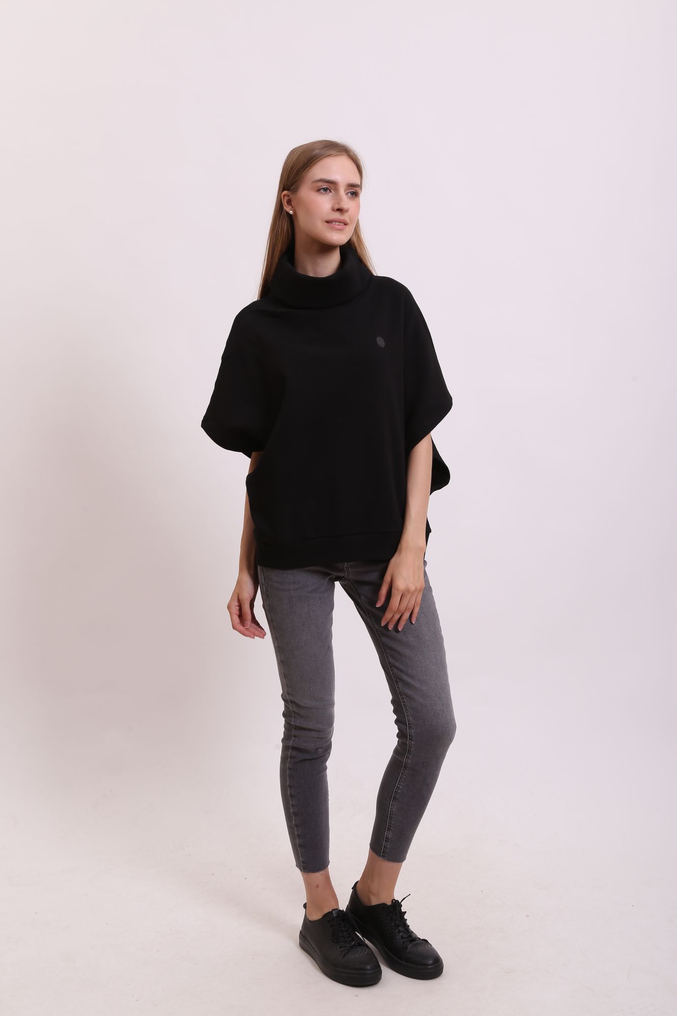 56F00158-1T005385 свитшот с коротким рукавом trussardi 