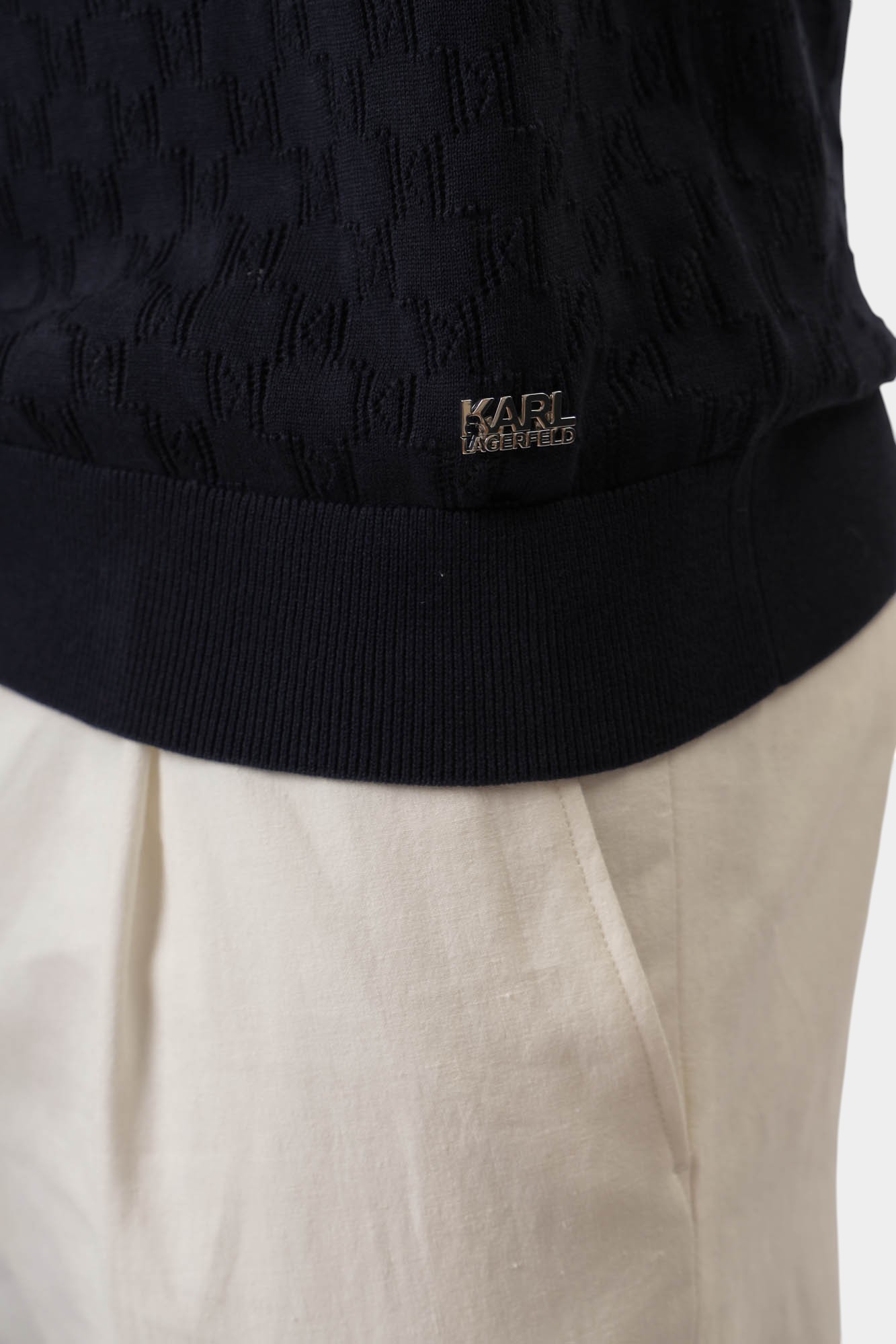 552301_655002 Поло трикотажное Karl Lagerfeld Синий