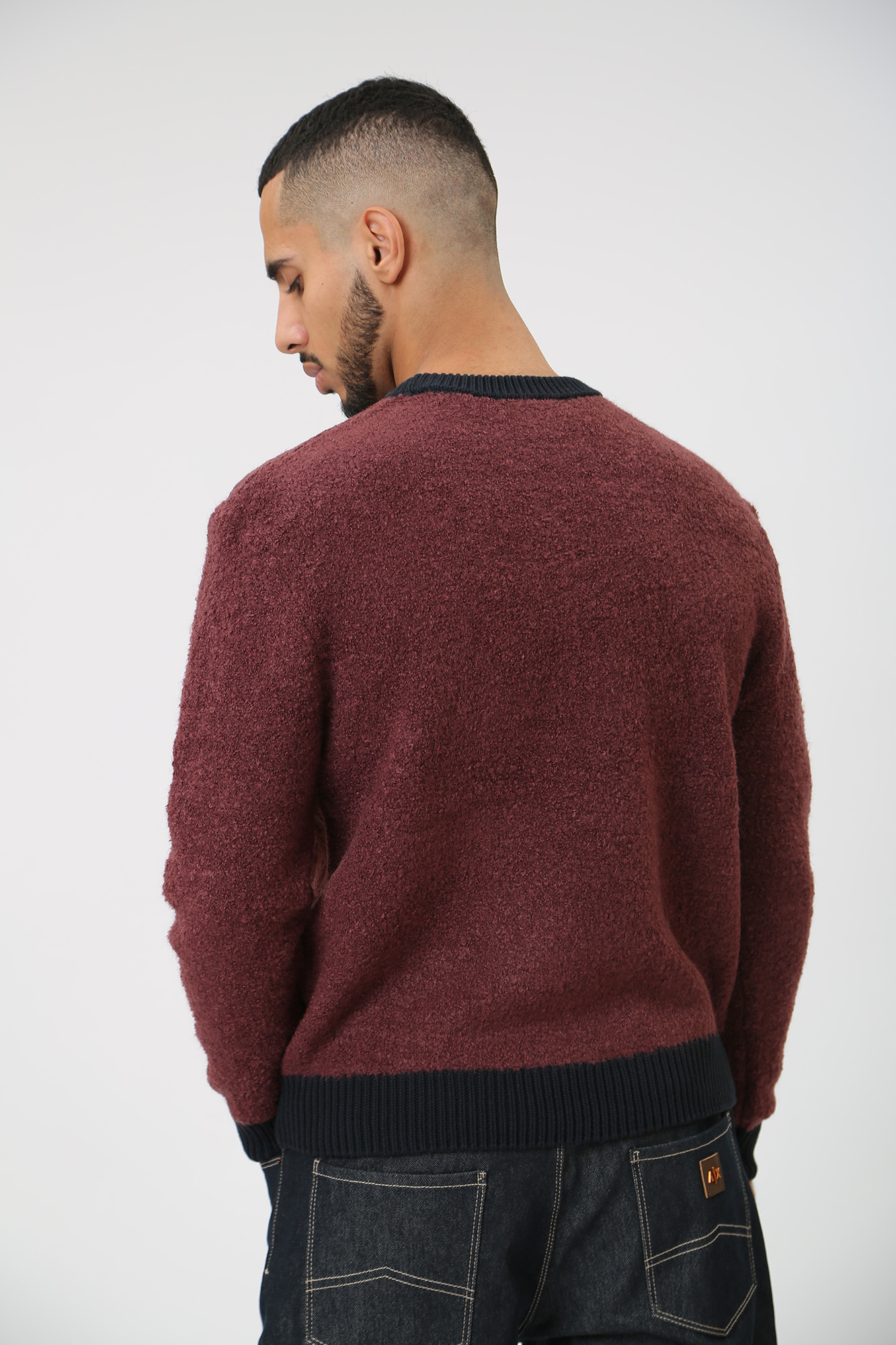 6RZM2B_ZM3GZ Джемпер Armani Exchange Бордовый