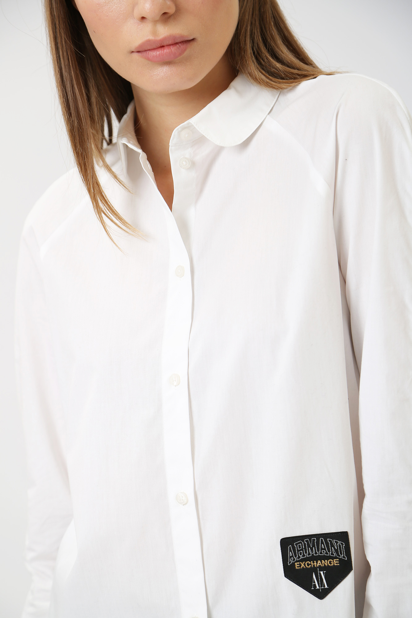 6RYC15_YN3NZ рубашка с длинным рукавом armani exchange 