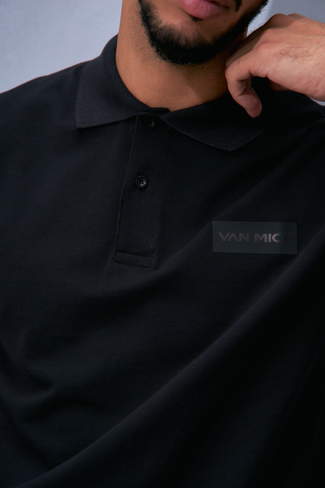 VM-232-54-013 Поло Van Mich Черный