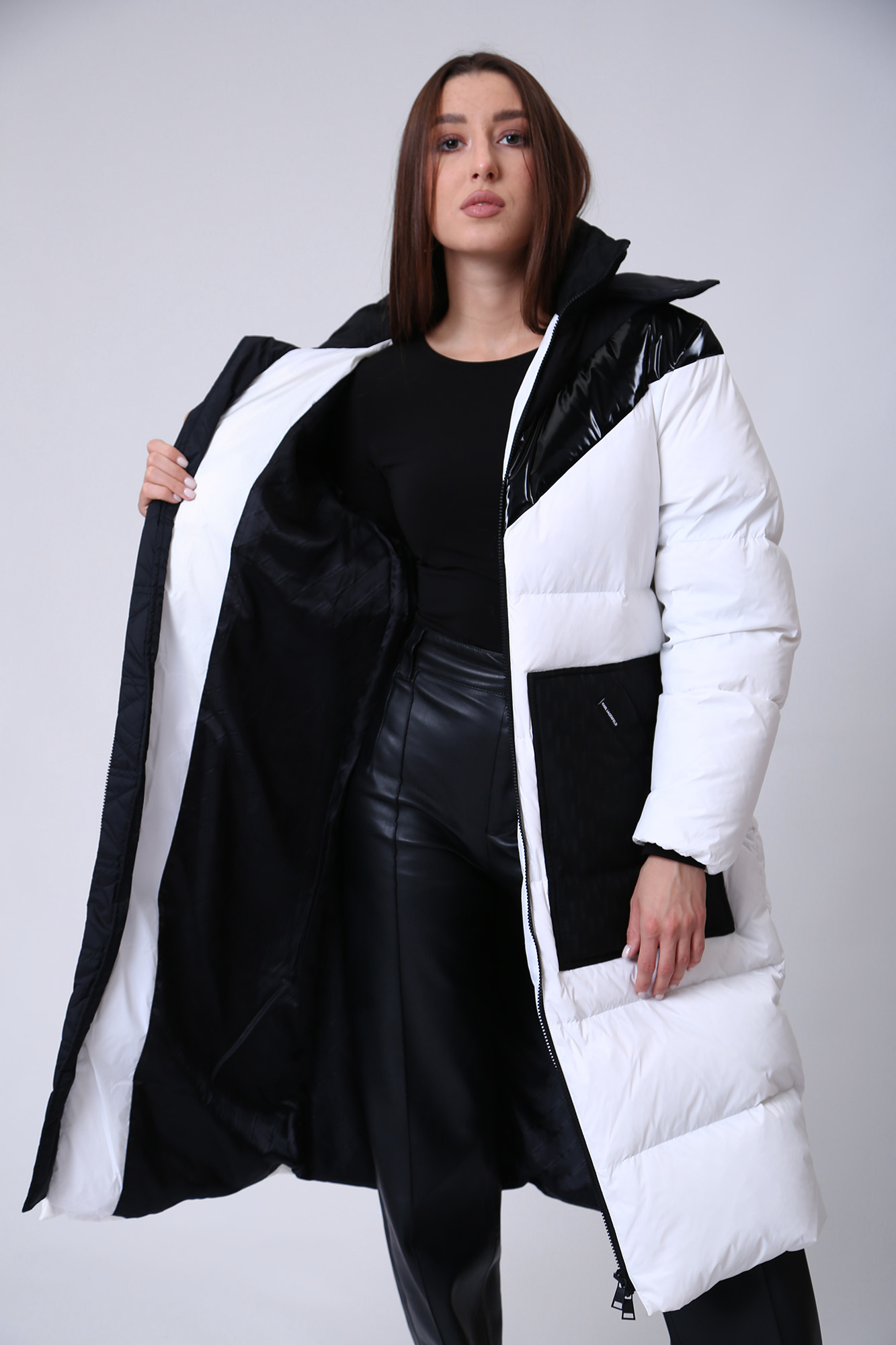 226W1505 куртка пуховая karl lagerfeld 