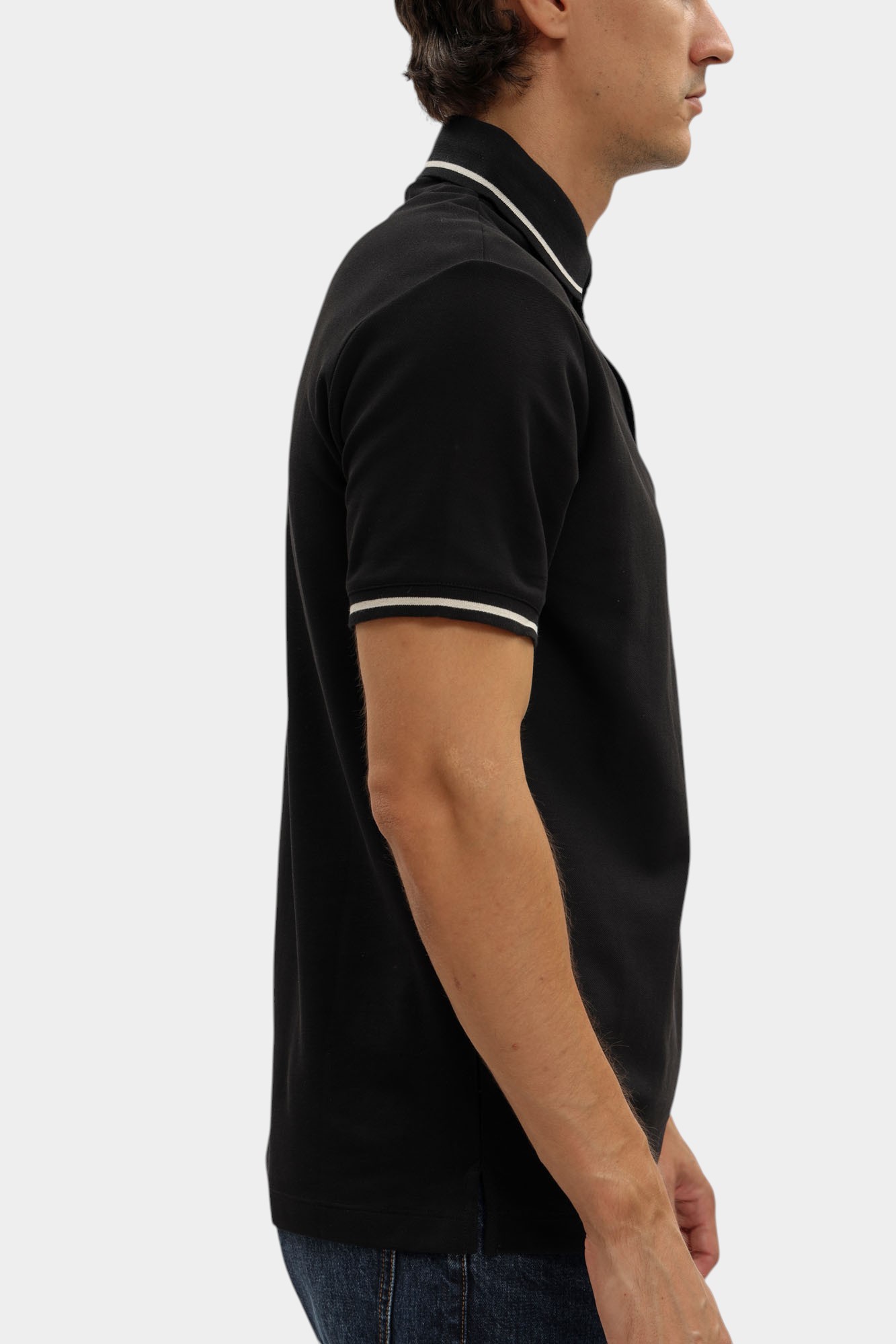 EM003003_ AF10497 Футболка Поло Emporio Armani Черный