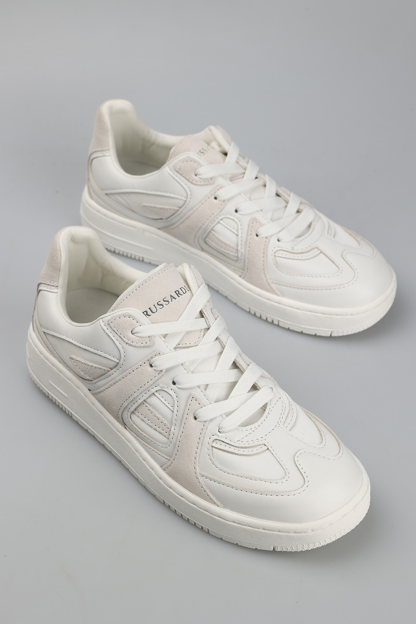 79A00844-9Y099998 Кеды Trussardi Молочный