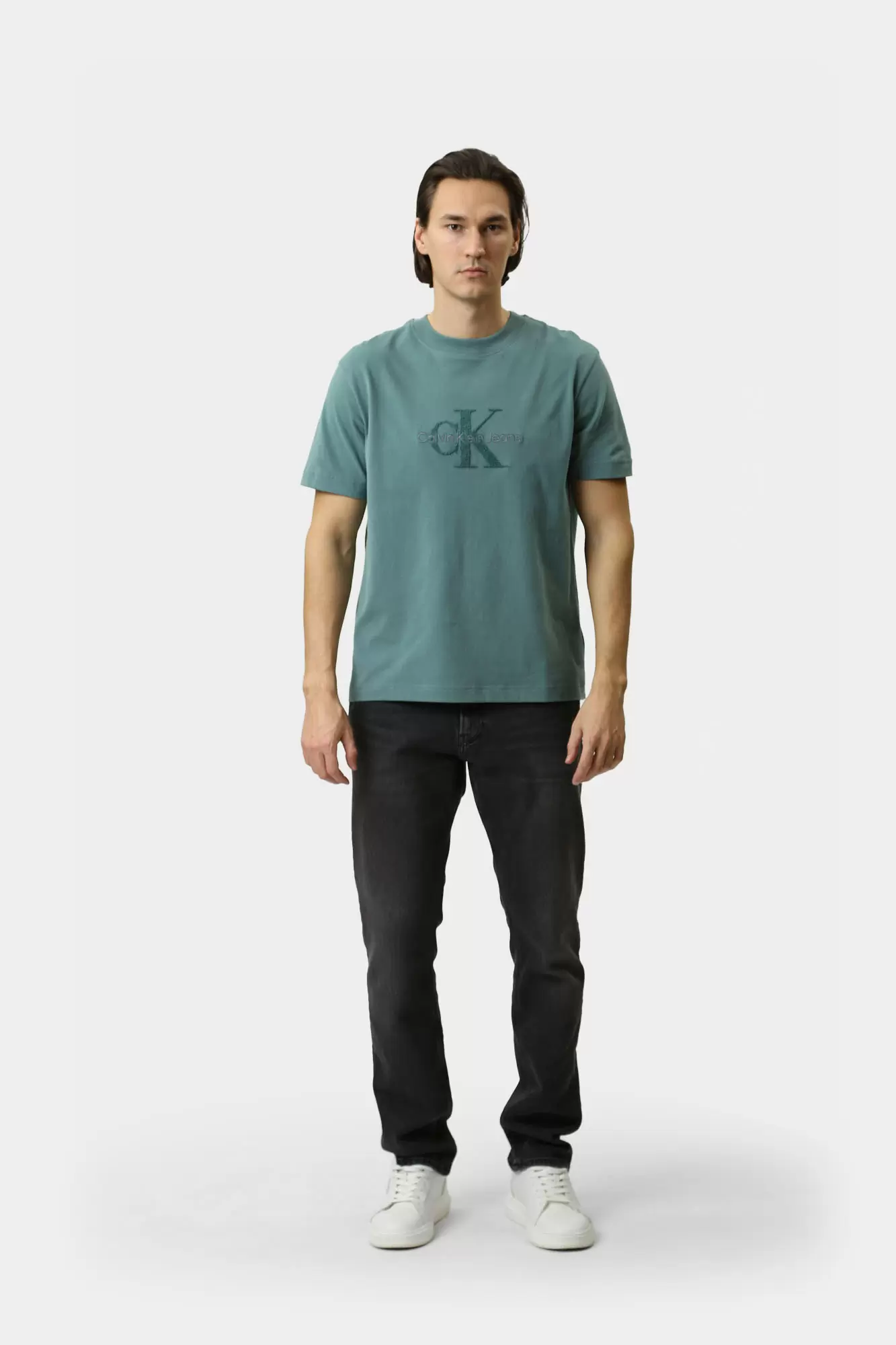 J30J326158 Футболка Calvin Klein Jeans Зеленый