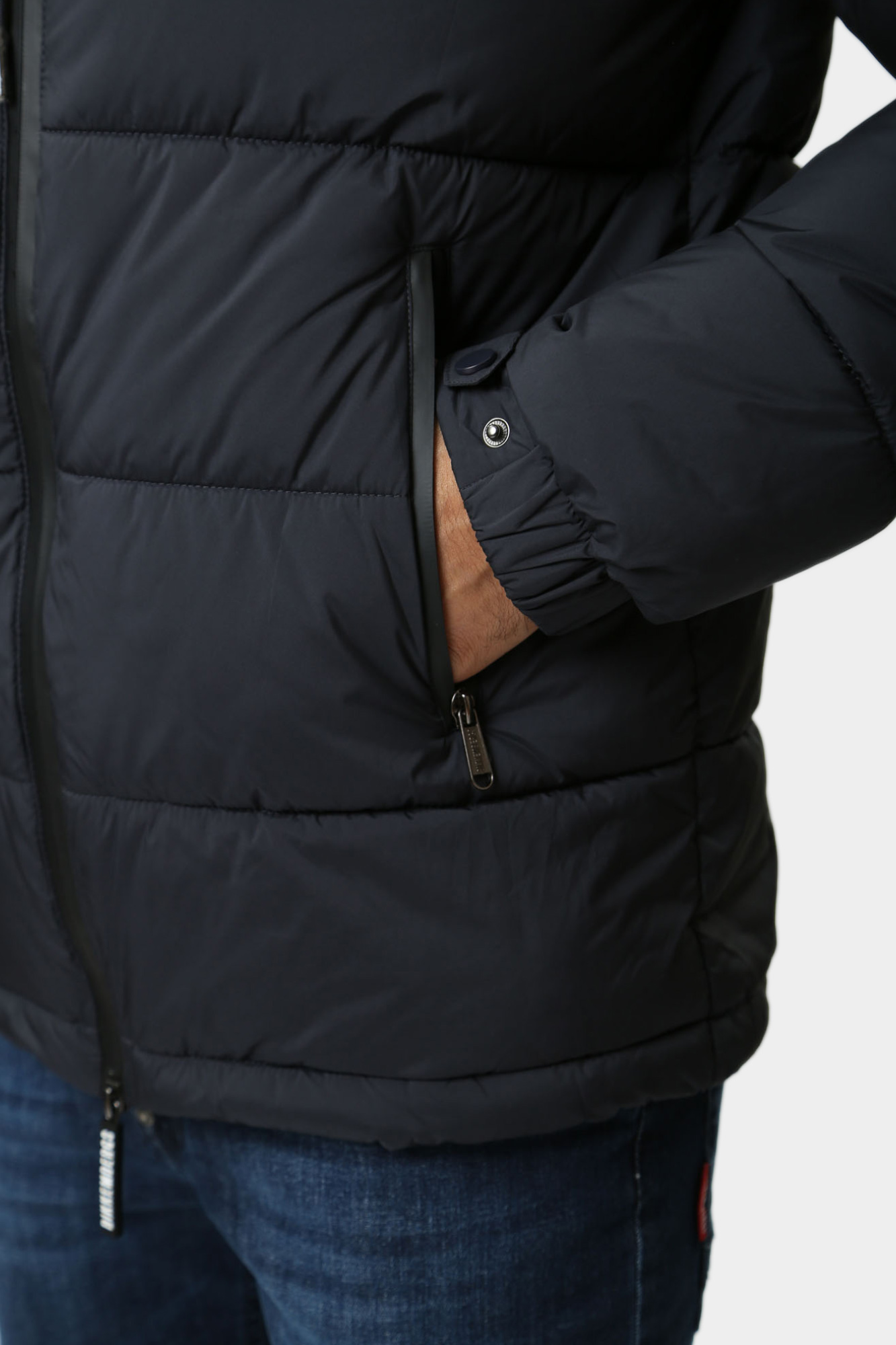 PBMG0445 Куртка пуховая Bikkembergs Синий