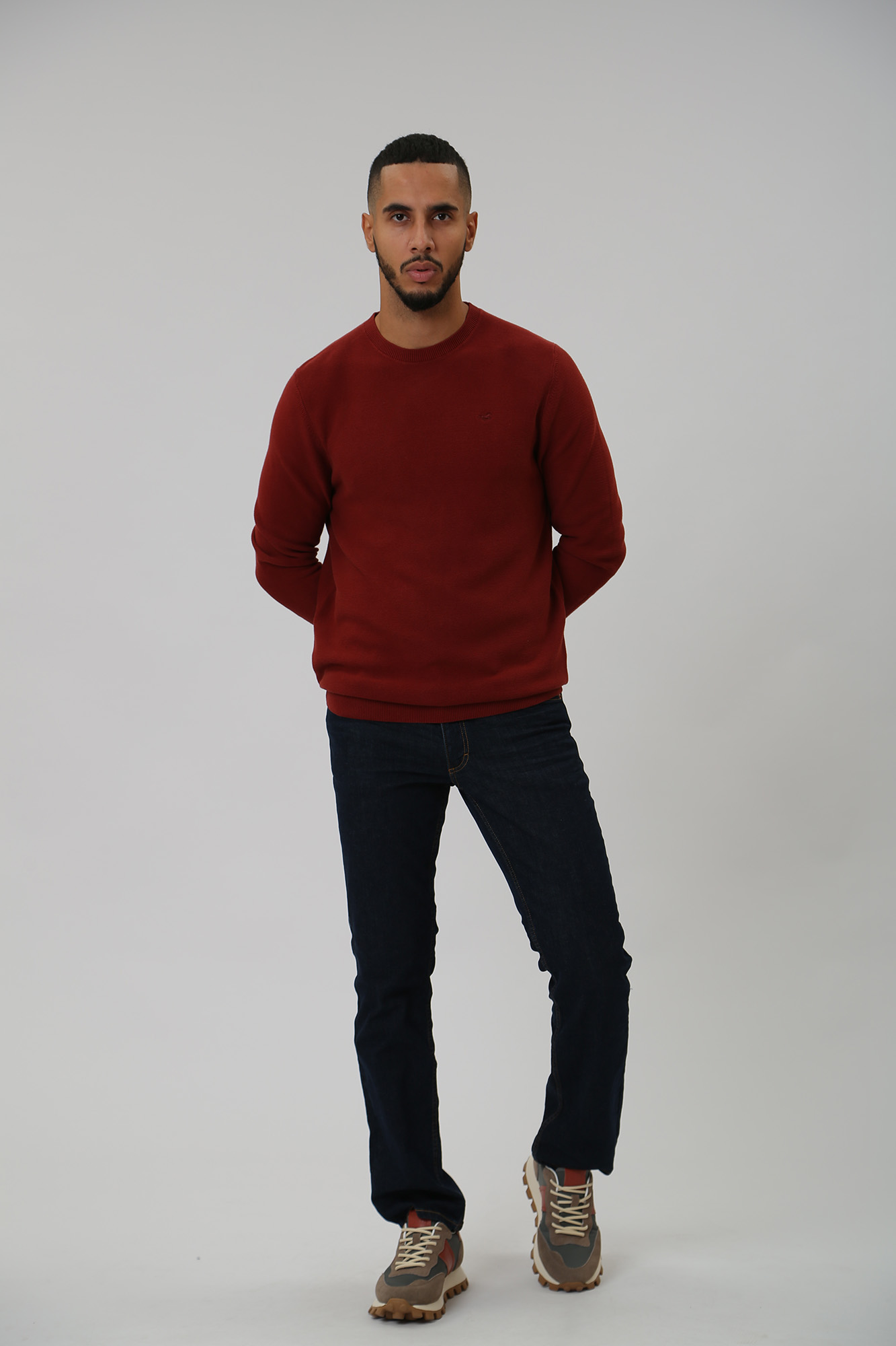 1014115 Джемпер Mustang Бордовый