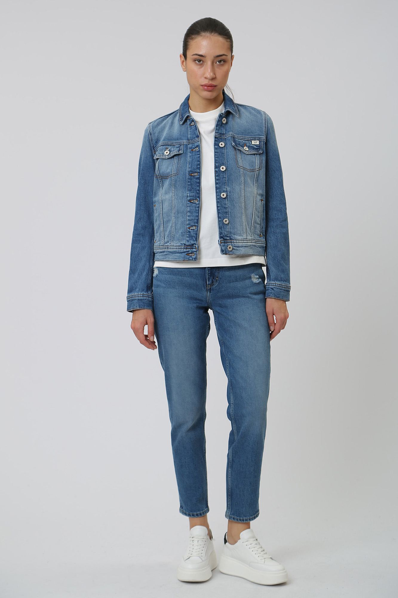 1014375-5000 куртка джинсовая mustang