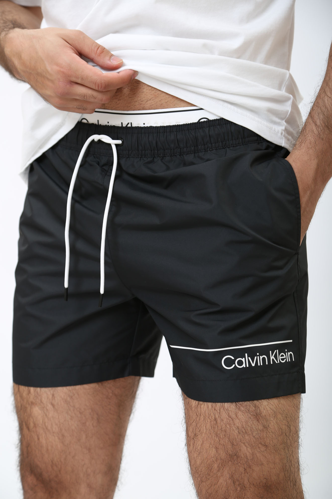 KM0KM00957 Шорты плавательные Calvin Klein Underwear Черный