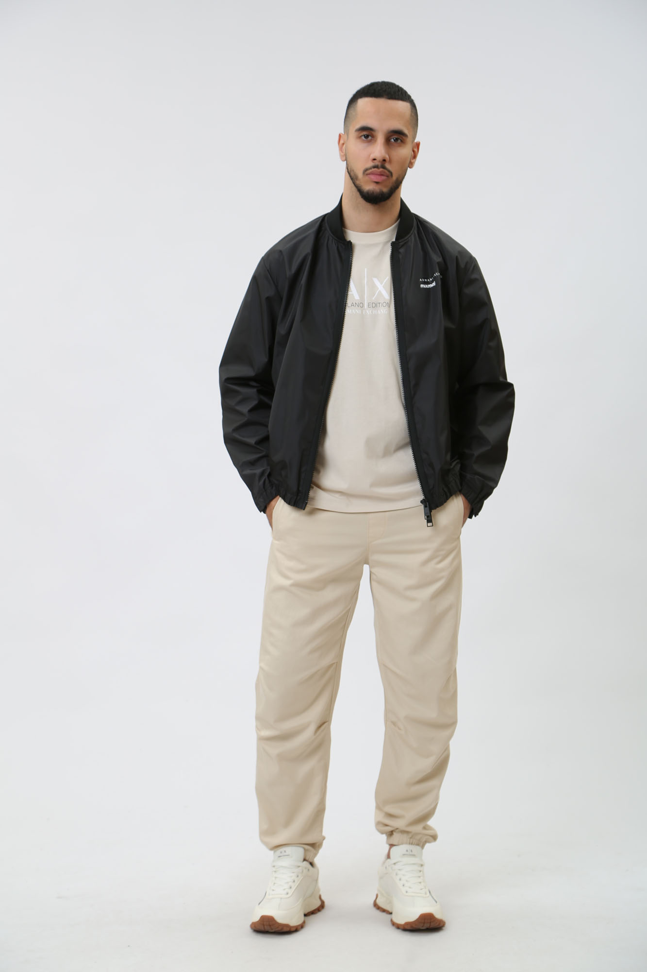 3DZB20_ZN4EZ Бомбер Armani Exchange Черный