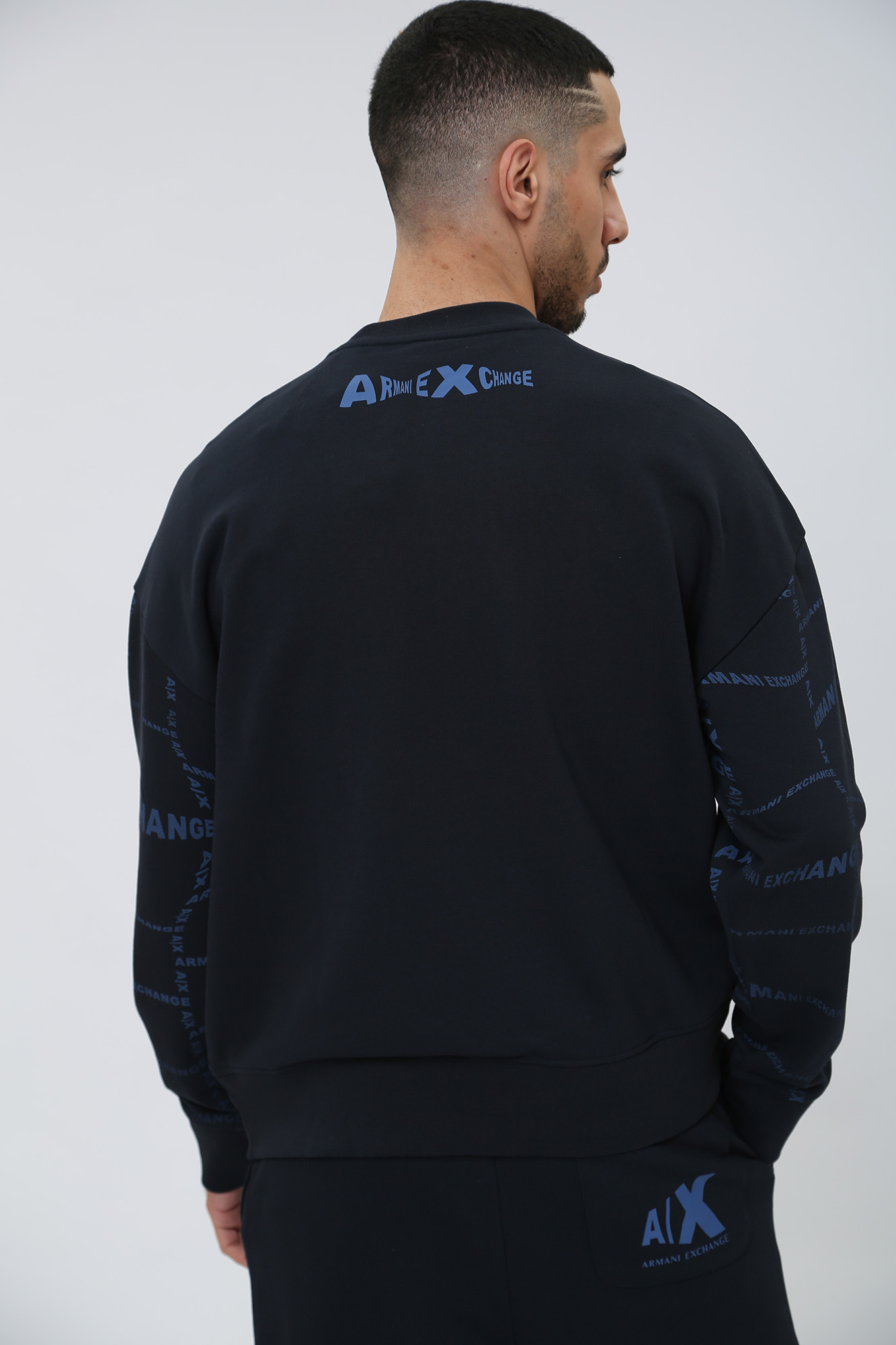 3RZMFA_ZJXAZ Свитшот Armani Exchange Синий