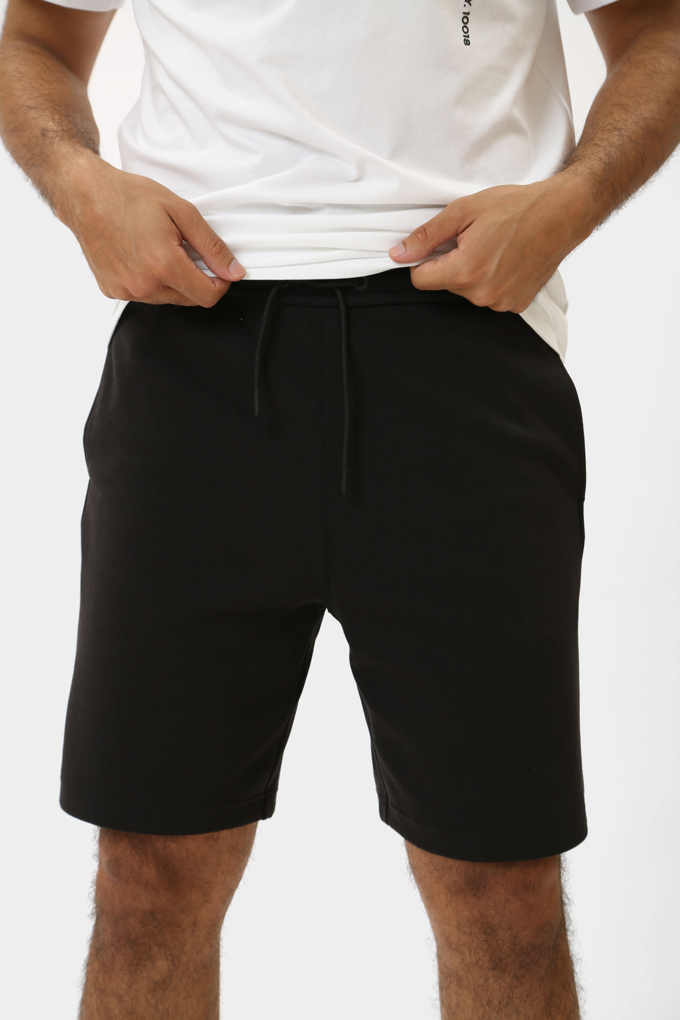 J30J325129 Шорты трикотажные Calvin Klein Jeans Черный