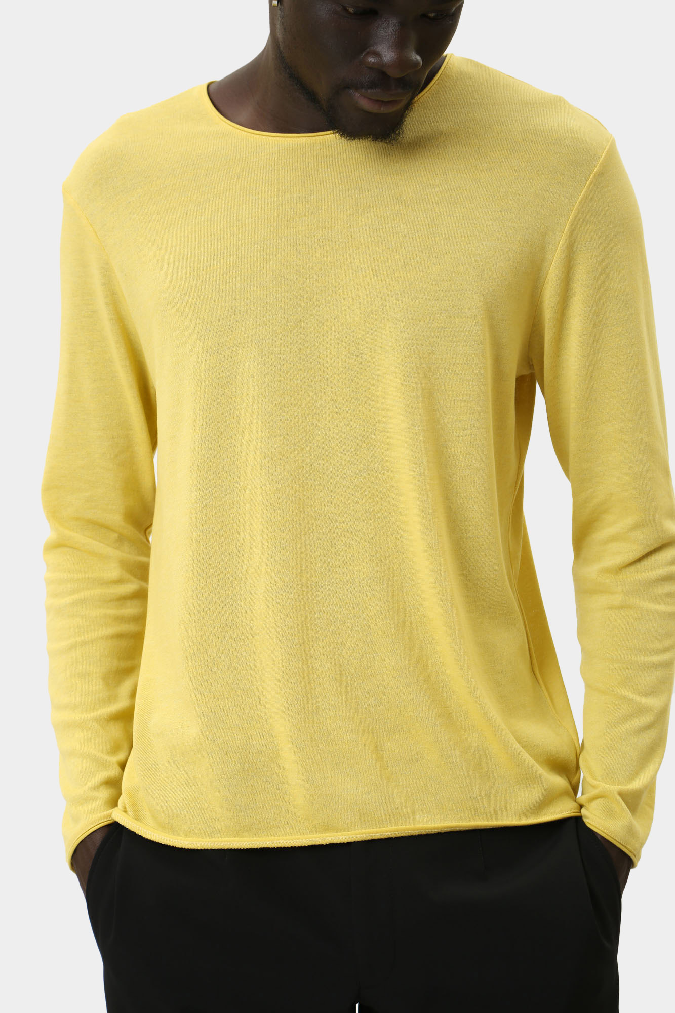 30039854_10008529 Лонгслив Strellson Желтый
