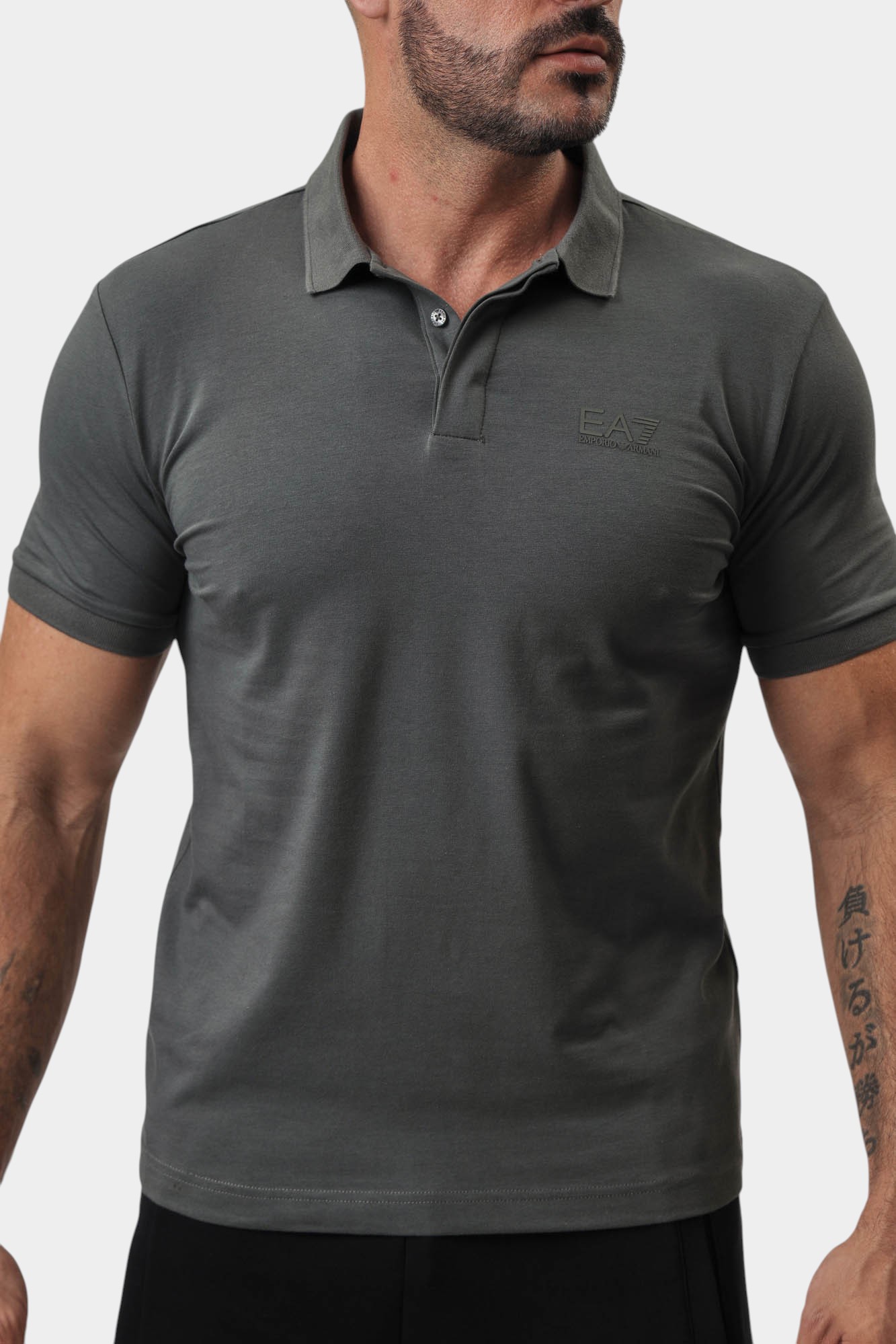 7M000228_AF10373 Поло EA7 Серый