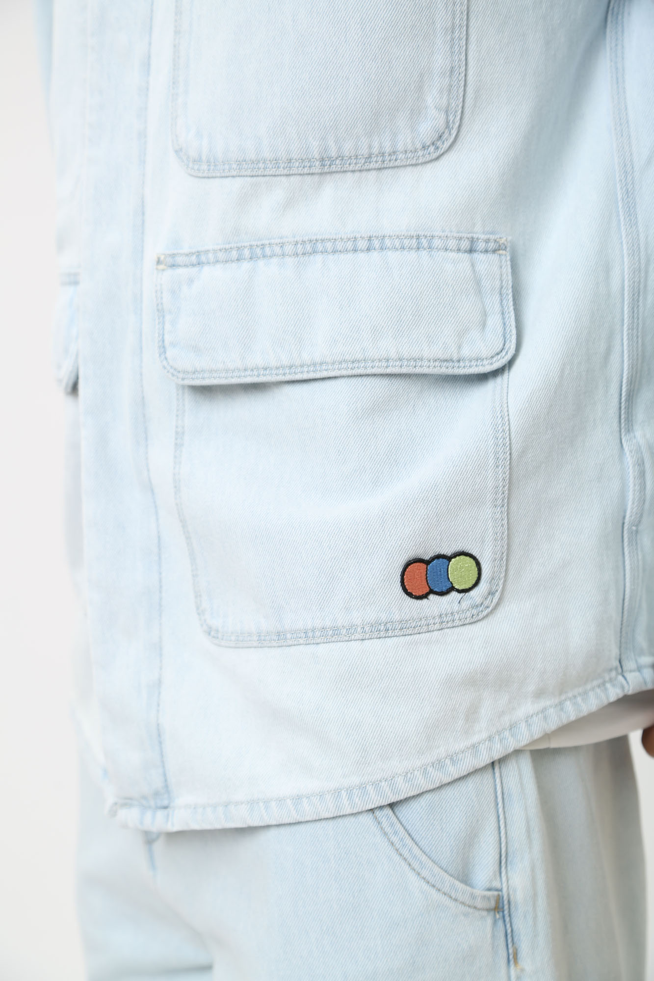 1014993 Куртка джинсовая Mustang Голубой