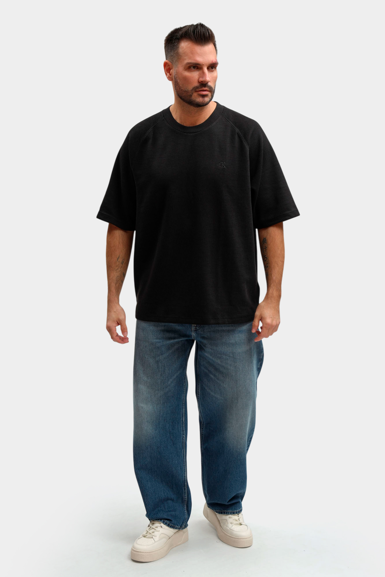 LV04RE225G Футболка Calvin Klein Jeans Черный