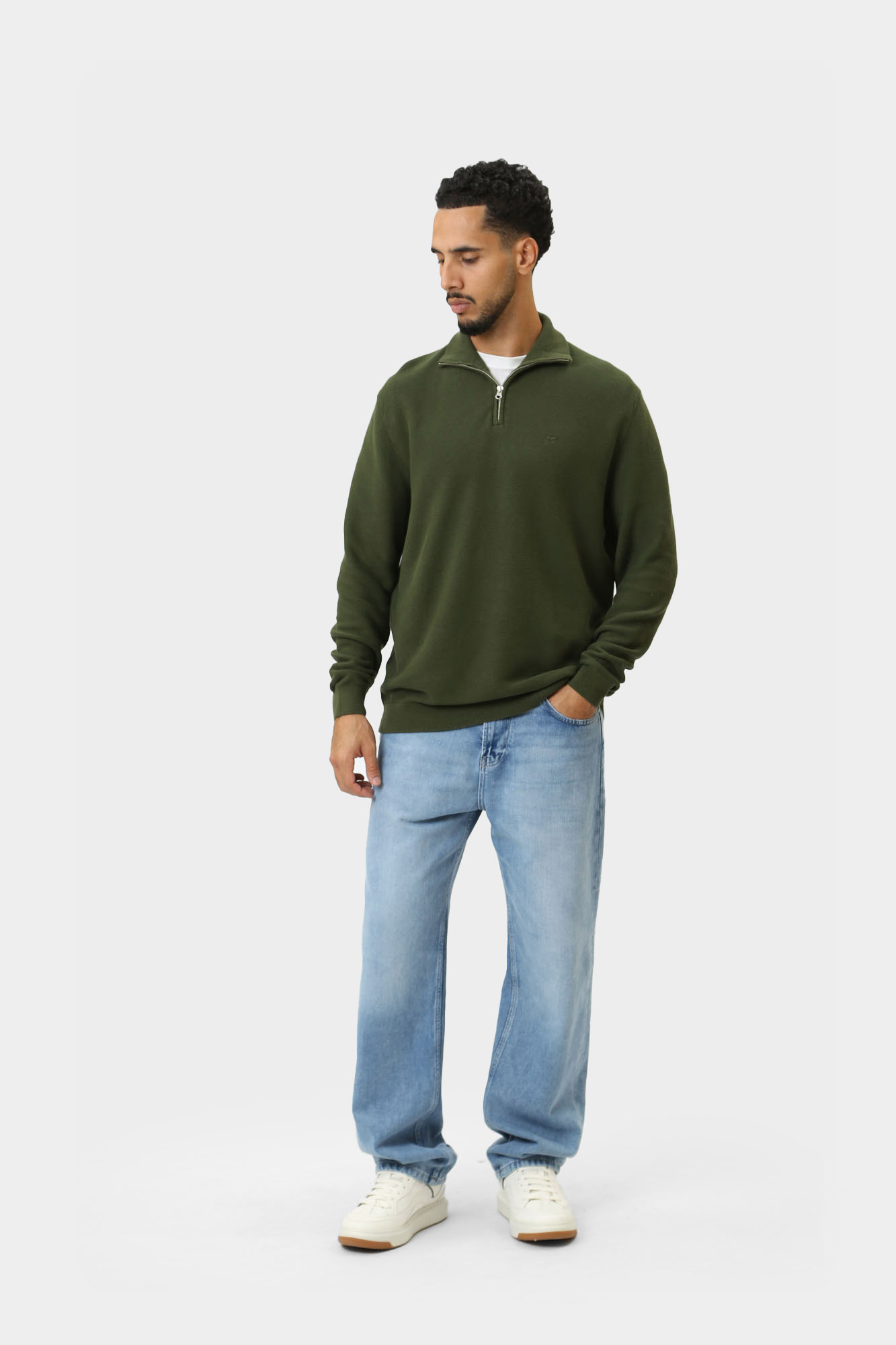 1015474 Джемпер Mustang Зеленый