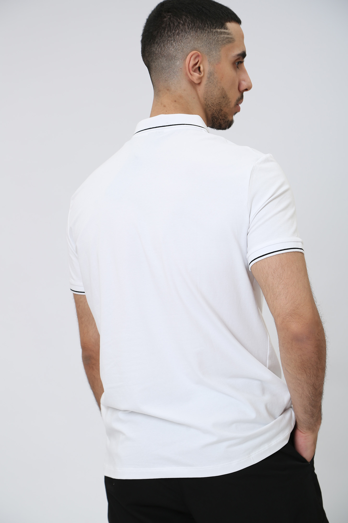 8NZF71_ZJH2Z Поло Armani Exchange Белый