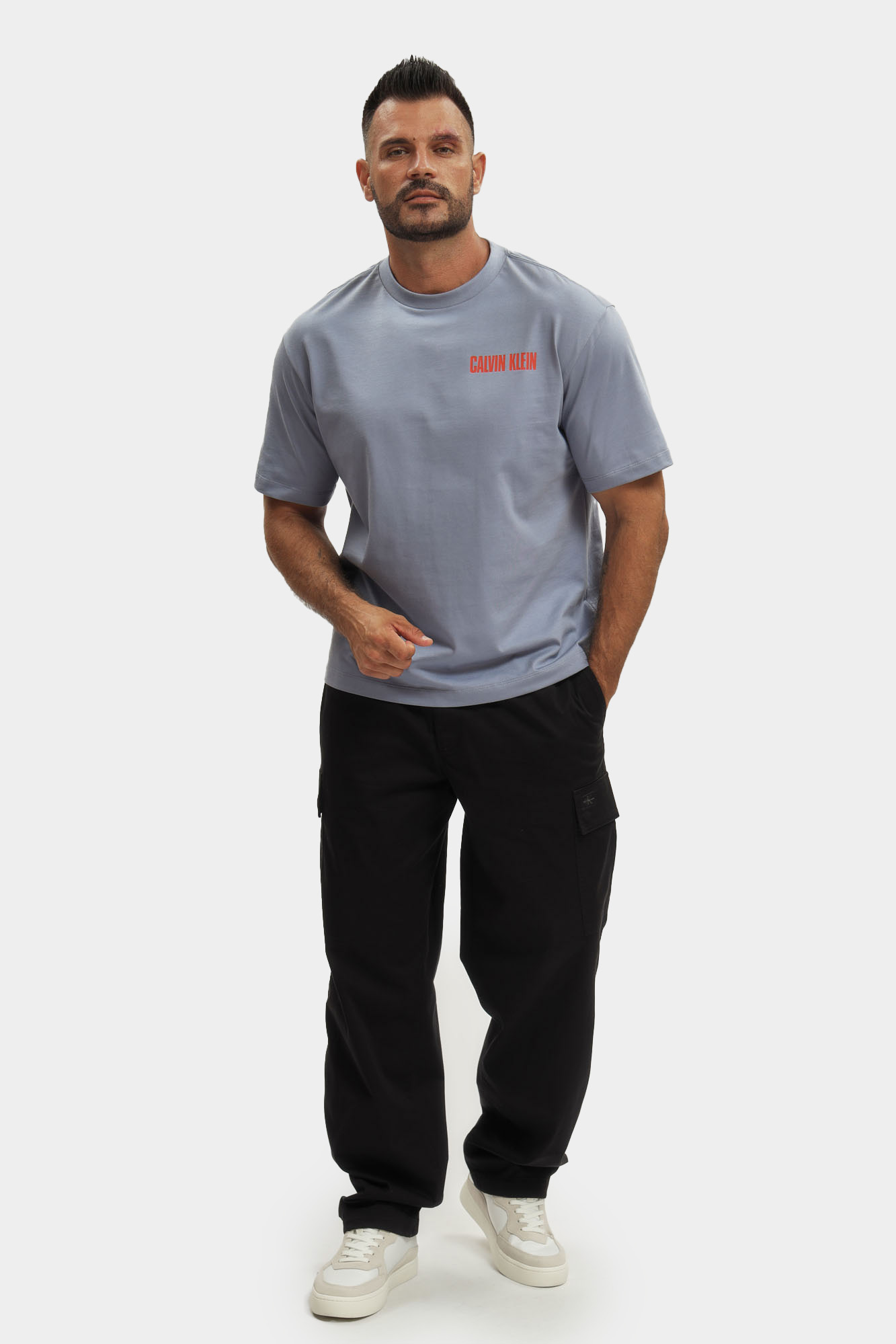 LV04RB851G Футболка Calvin Klein Jeans Серый