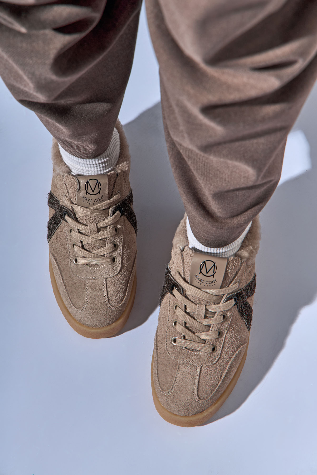 GNS25-2503-008-0 Кеды Marc Cony Бежевый