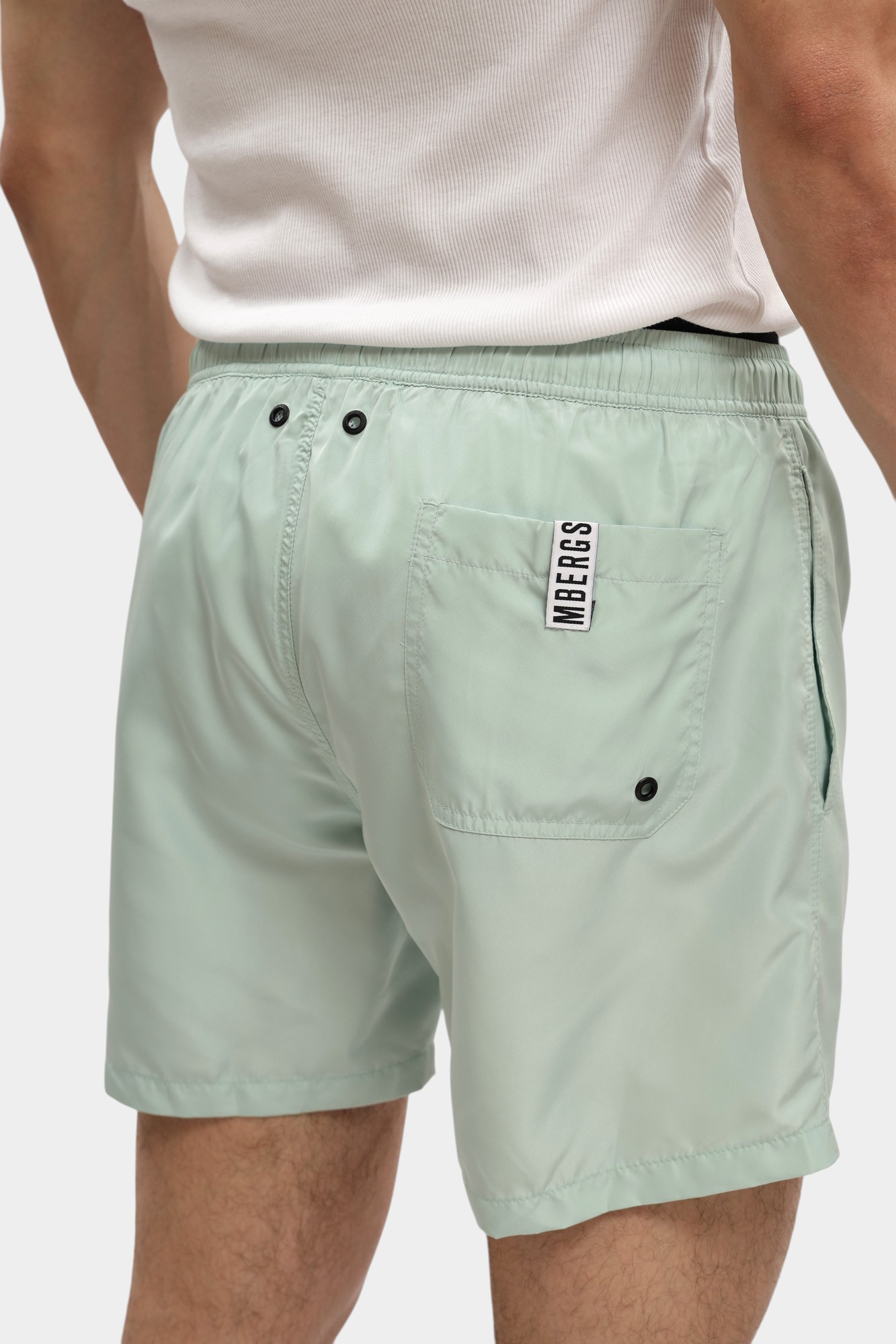 BKK25MBM08 Шорты плавательные Bikkembergs Зеленый