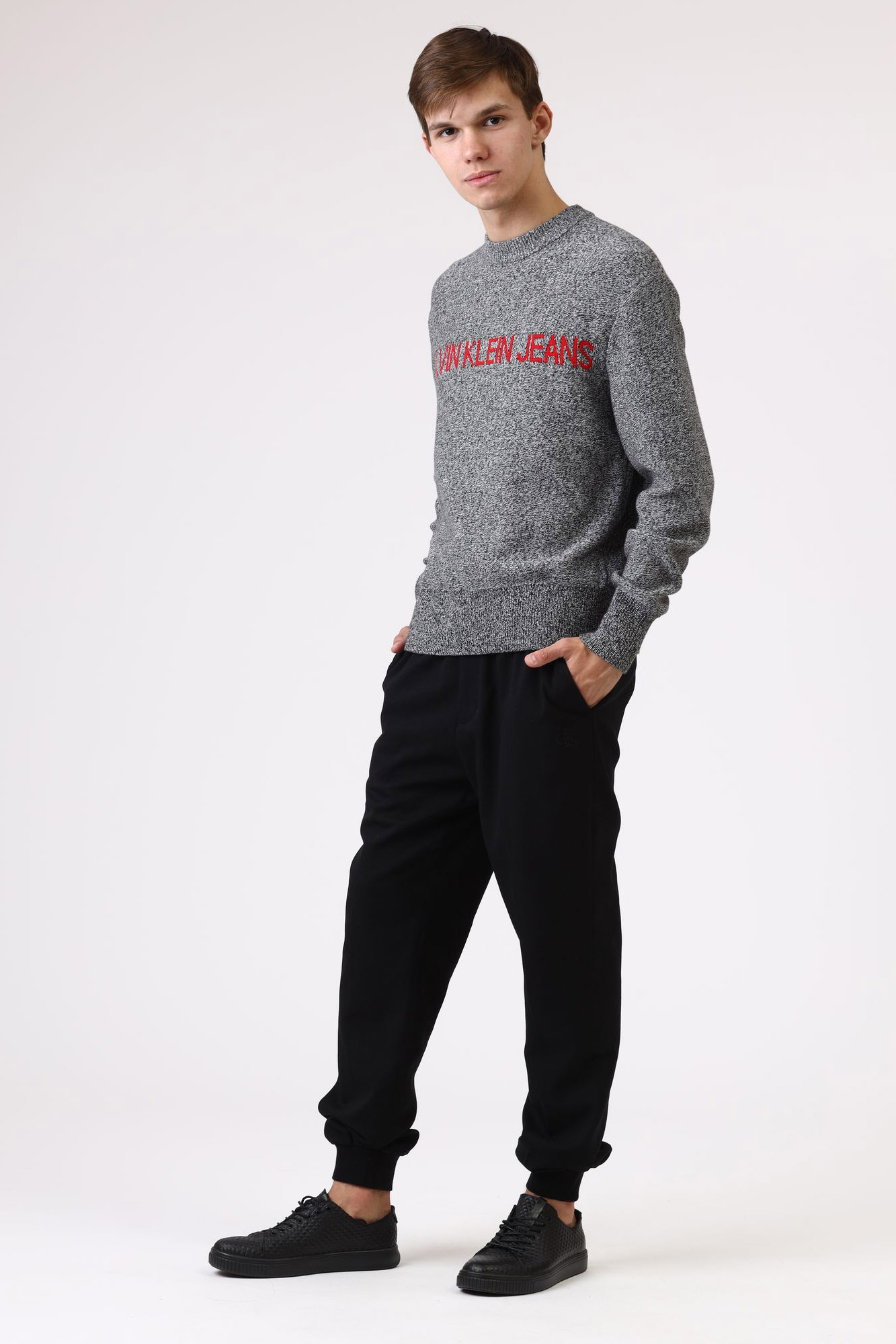 J30J312534_ Джемпер Calvin Klein Jeans Серый