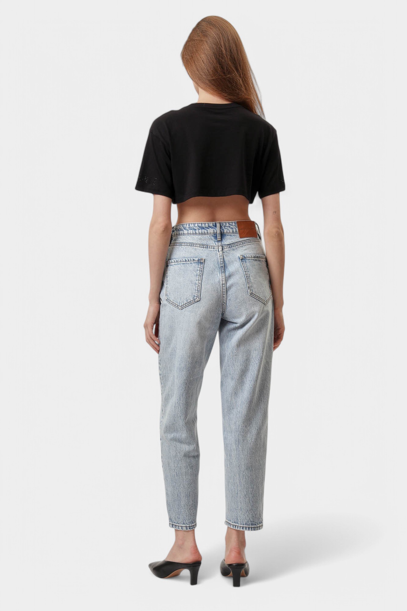 XW000525_AF10359 кроп-топ armani exchange 