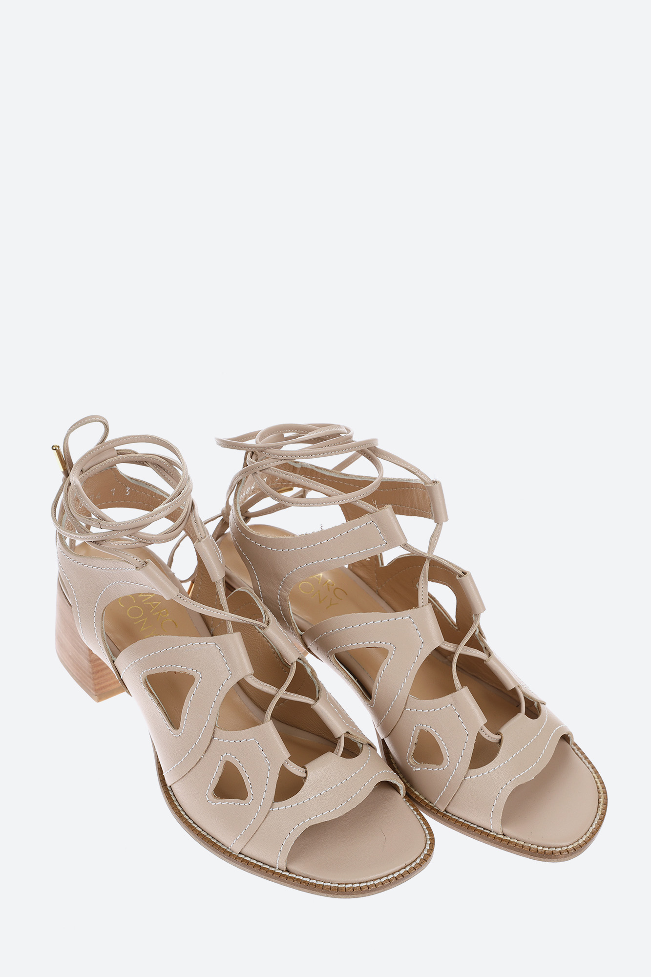 16-0604-1 Босоножки на каблуке Marc Cony Бежевый