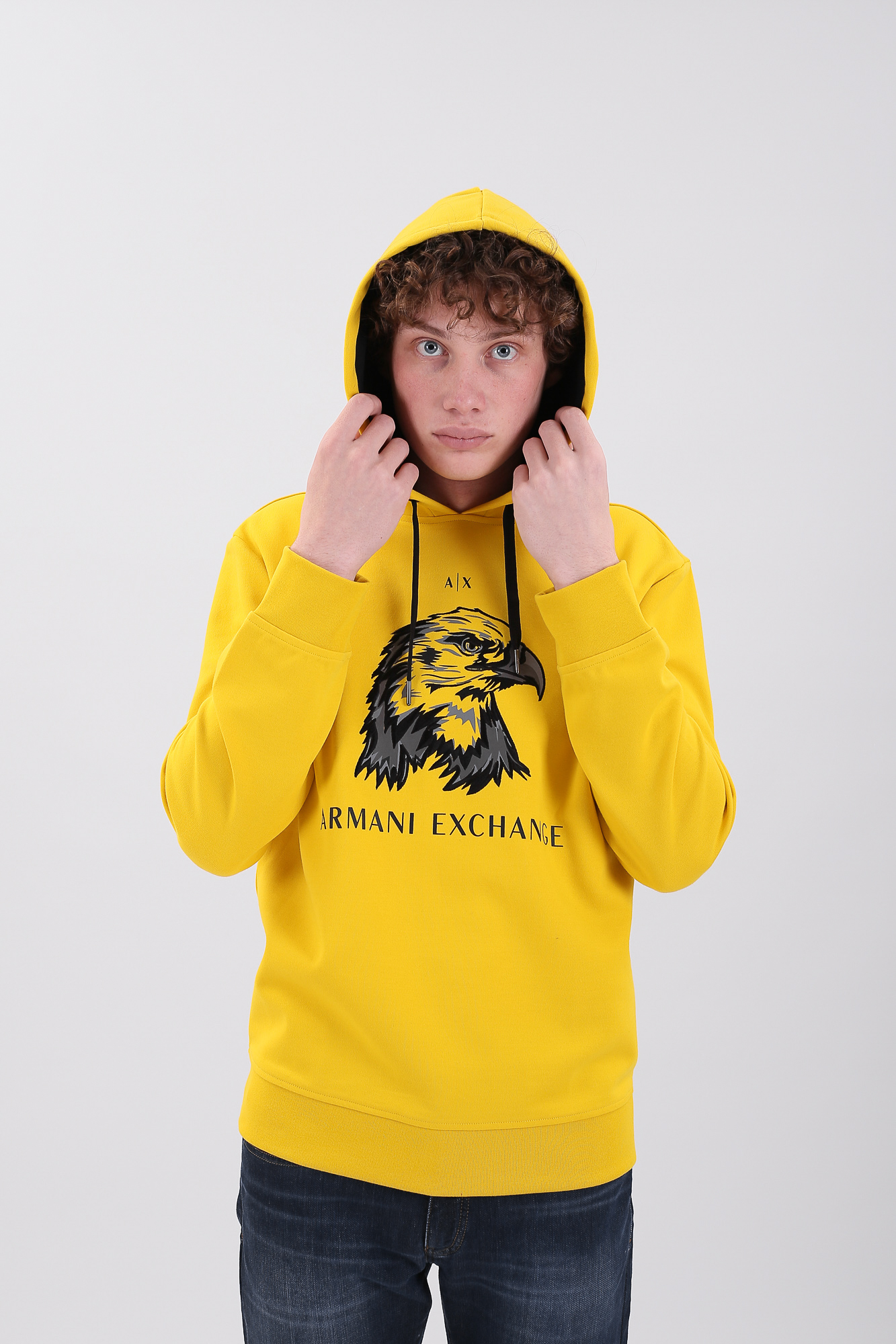 3LZMAQ_ZJ5UZ Худи Armani Exchange Желтый