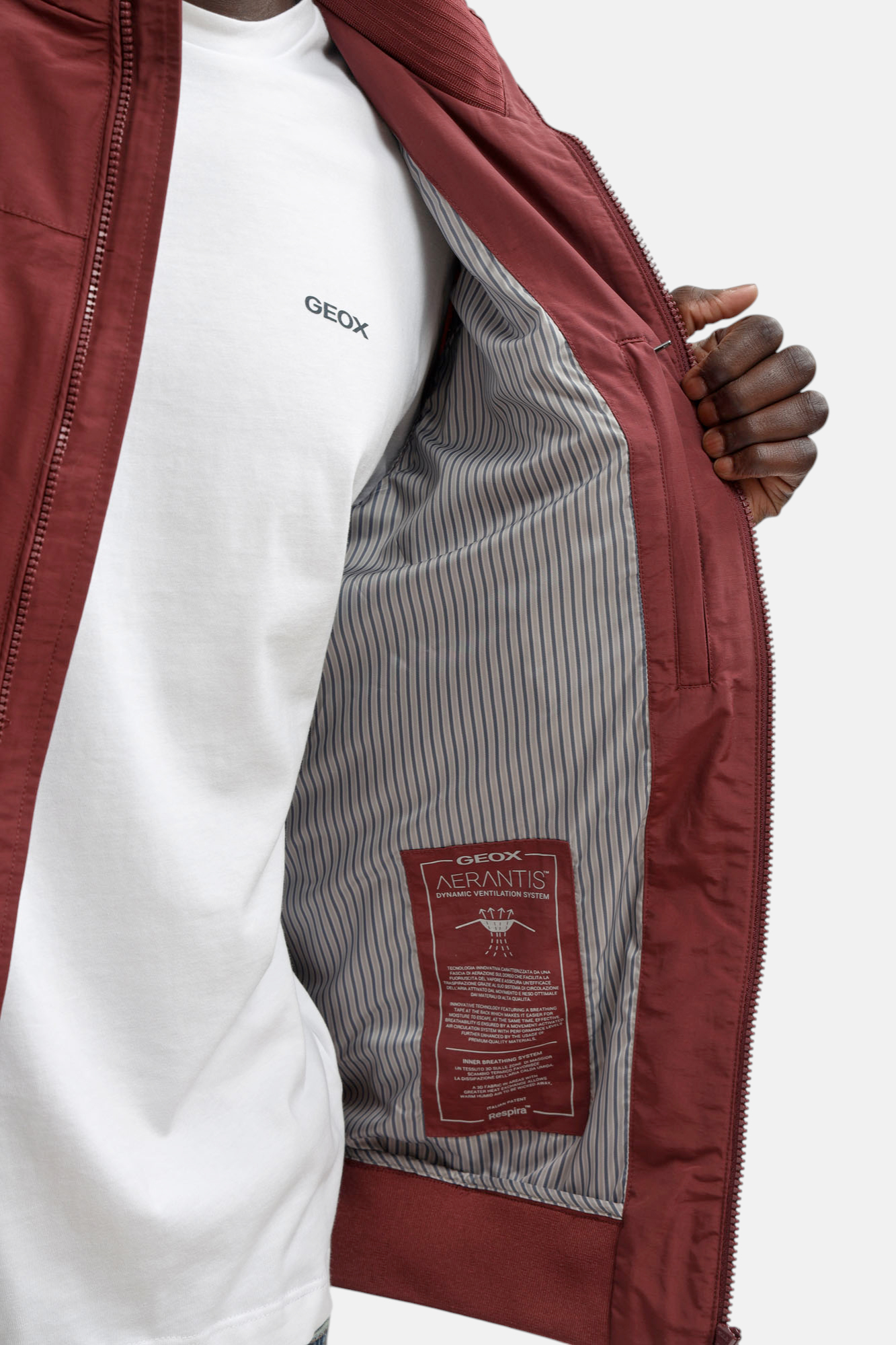 M6520DT3218F Куртка Geox Бордовый