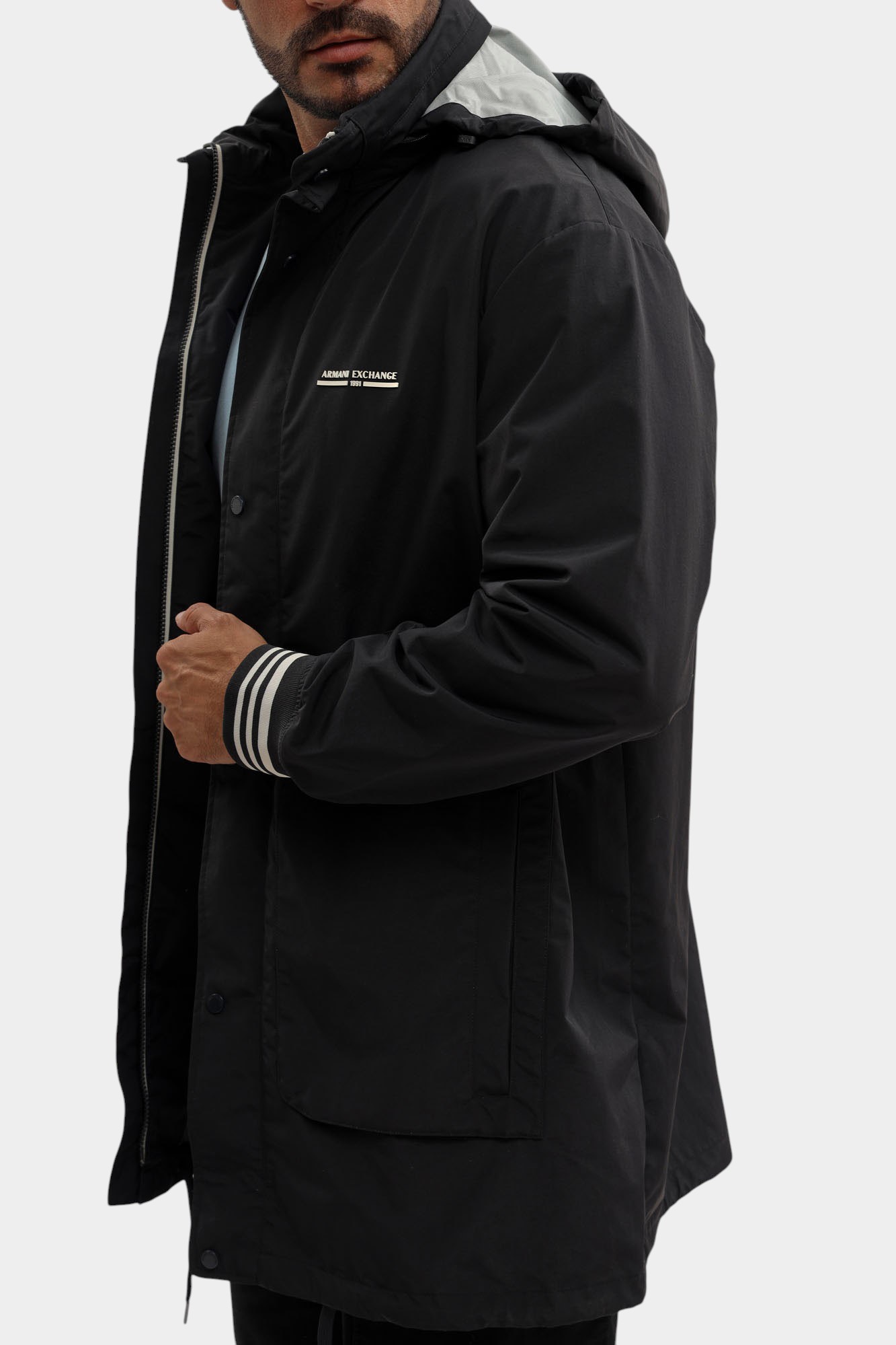 XM000931_AF15605 Плащ Armani Exchange Синий