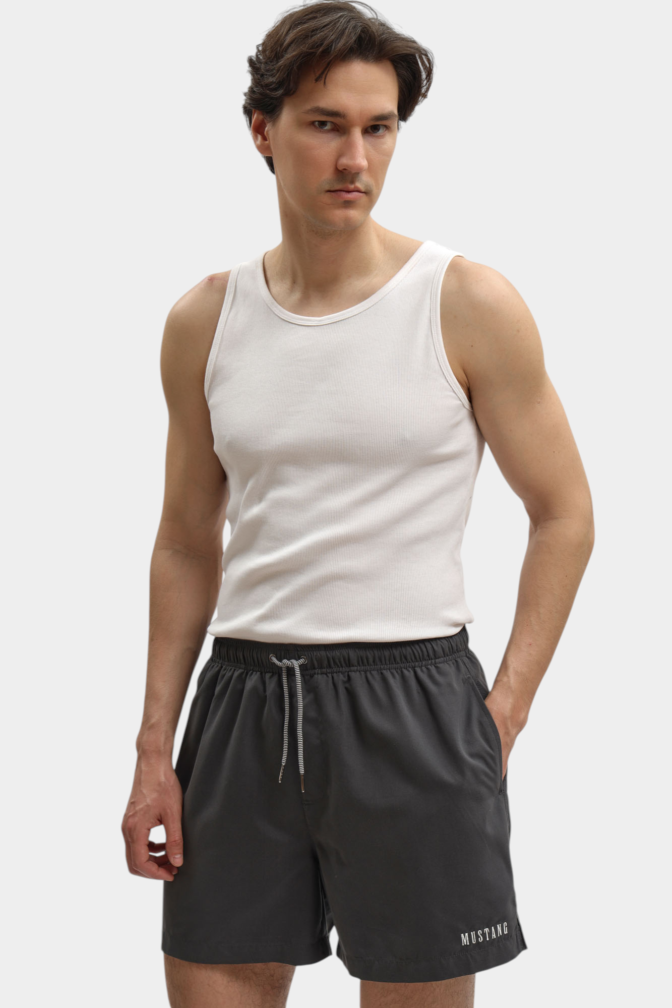 1017858 Шорты плавательные Mustang Черный