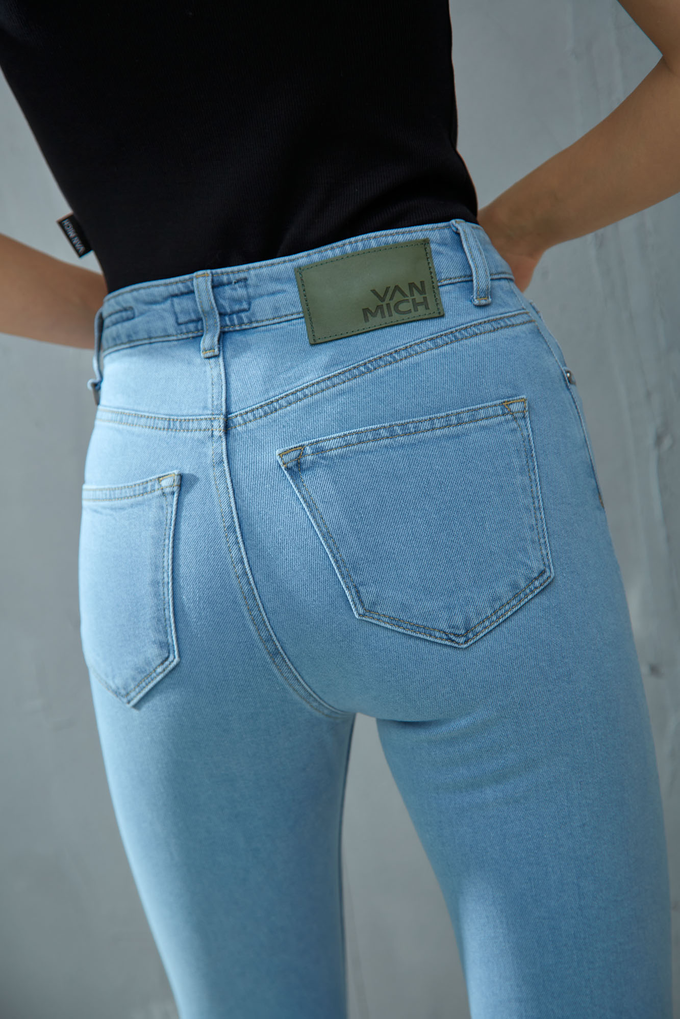 VW-OMA-33-024 джинсы high rise super skinny  van mich 