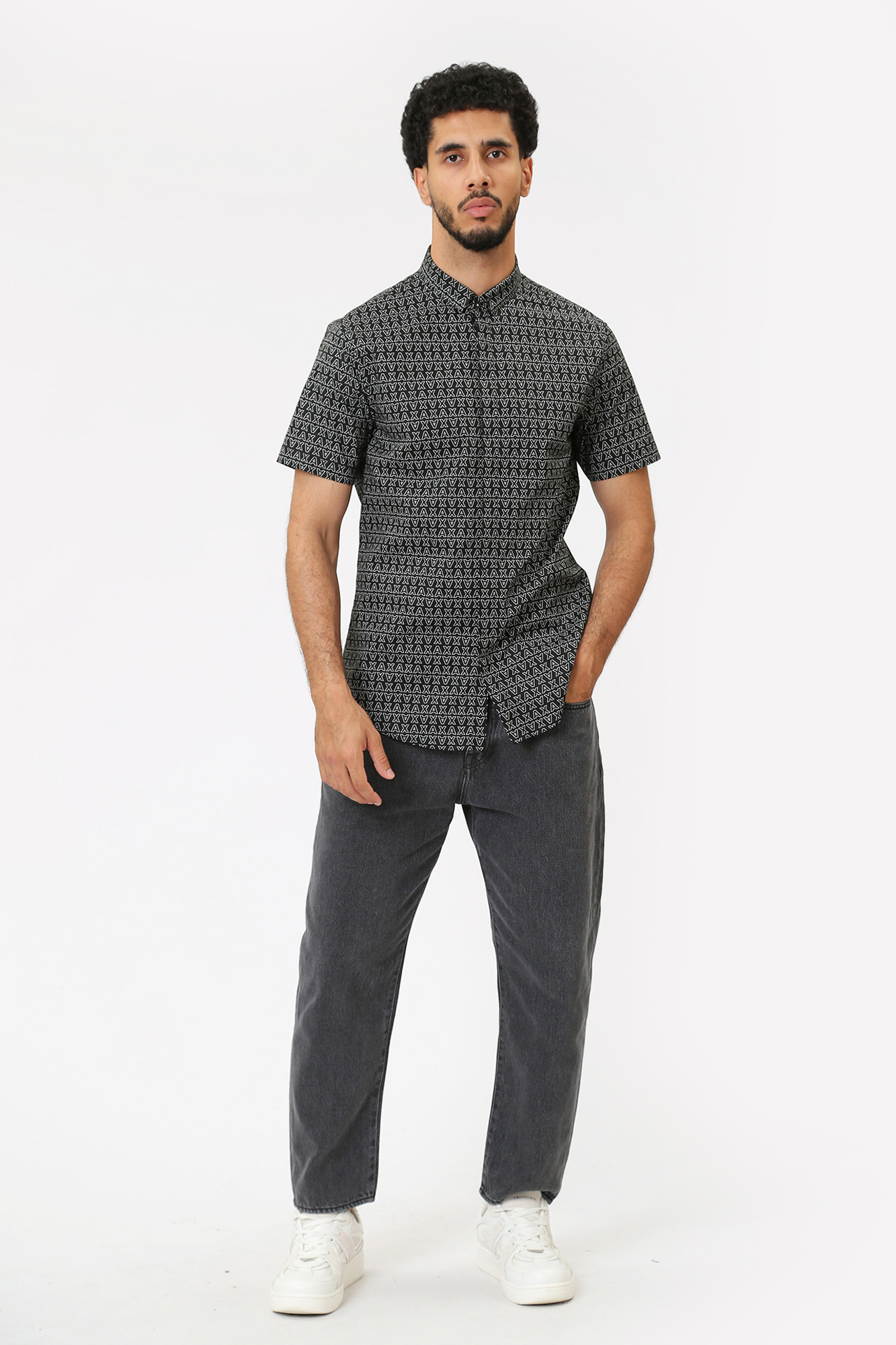 6RZC04_ZNEAZ Рубашка Armani Exchange Черный