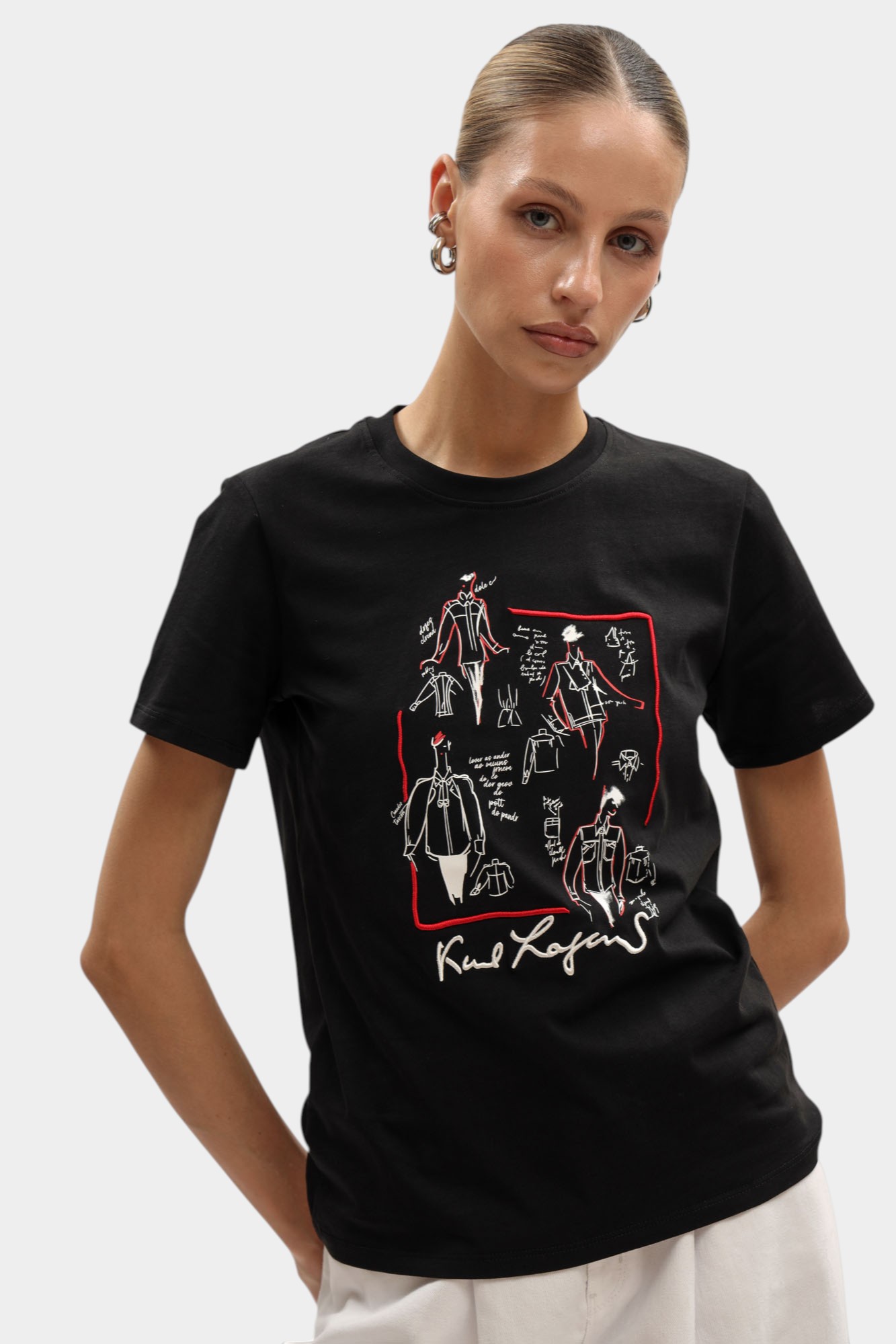 A3W17099 футболка karl lagerfeld