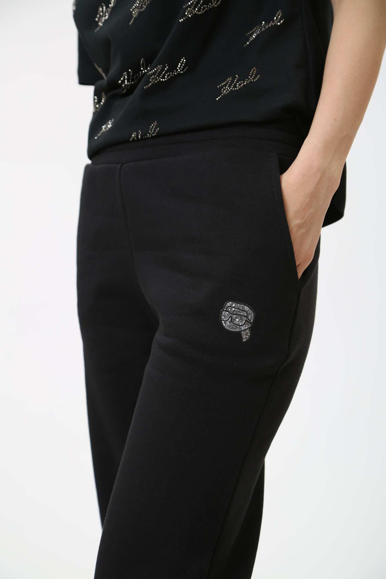 240W1050 брюки спортивные karl lagerfeld 