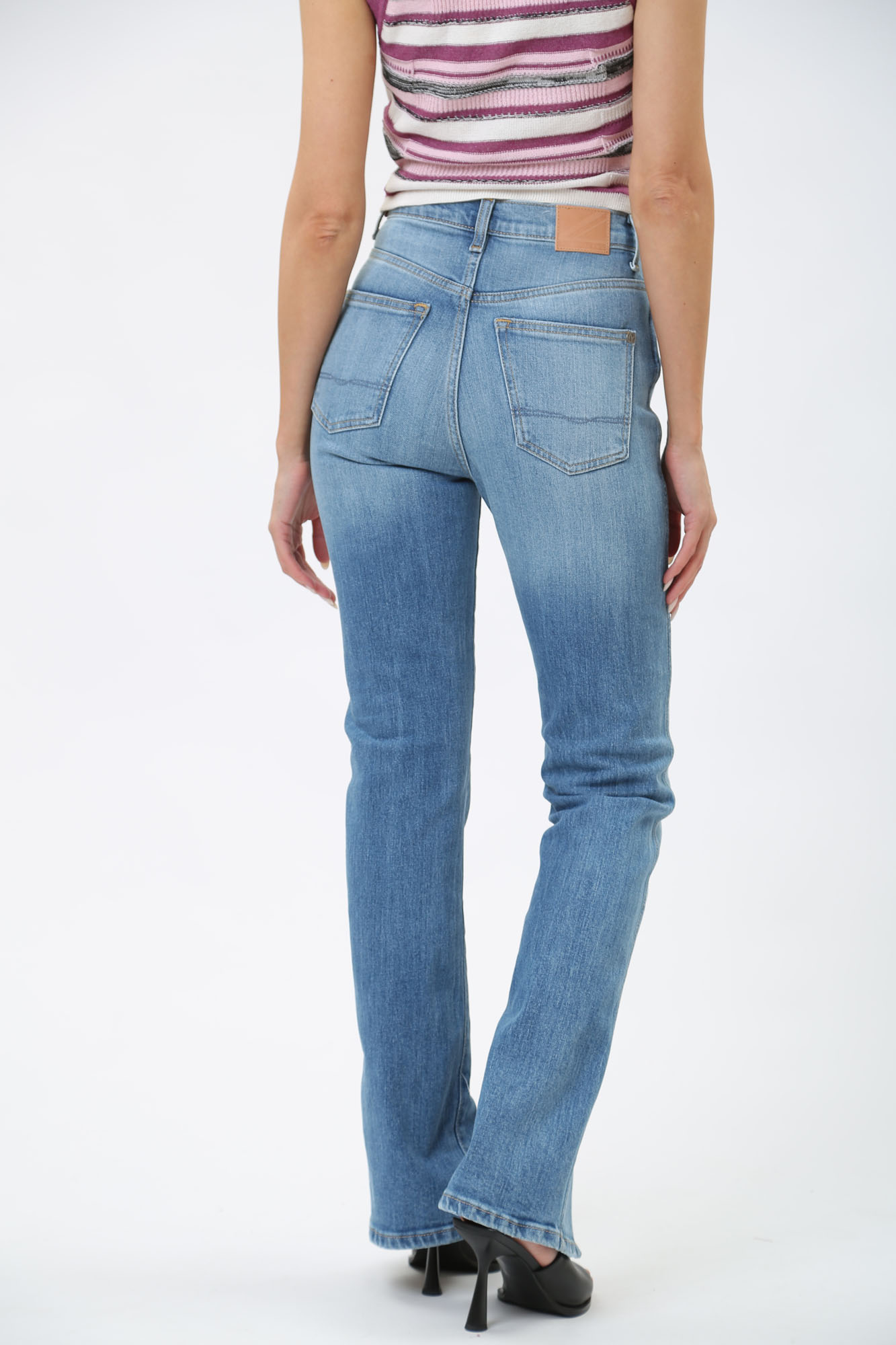 PL204686 джинсы slim jeans uhw split pepe jeans