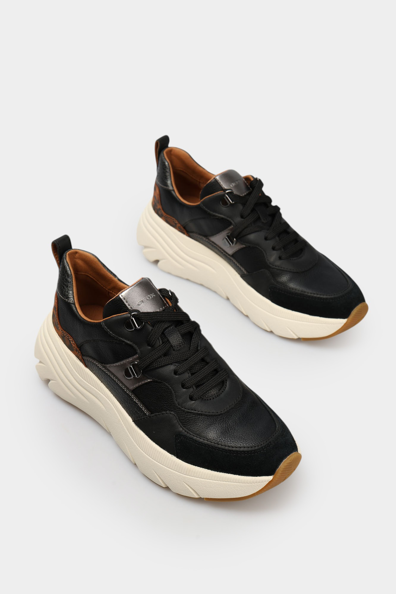 D36UFE05485C Кроссовки Geox Черный