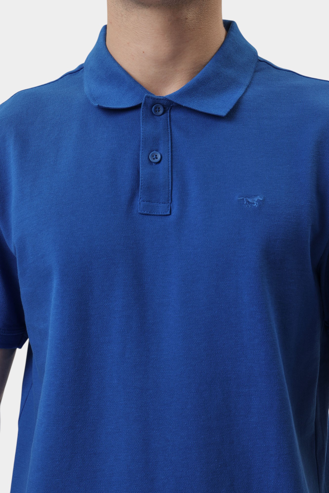 1016293 Поло Mustang Синий