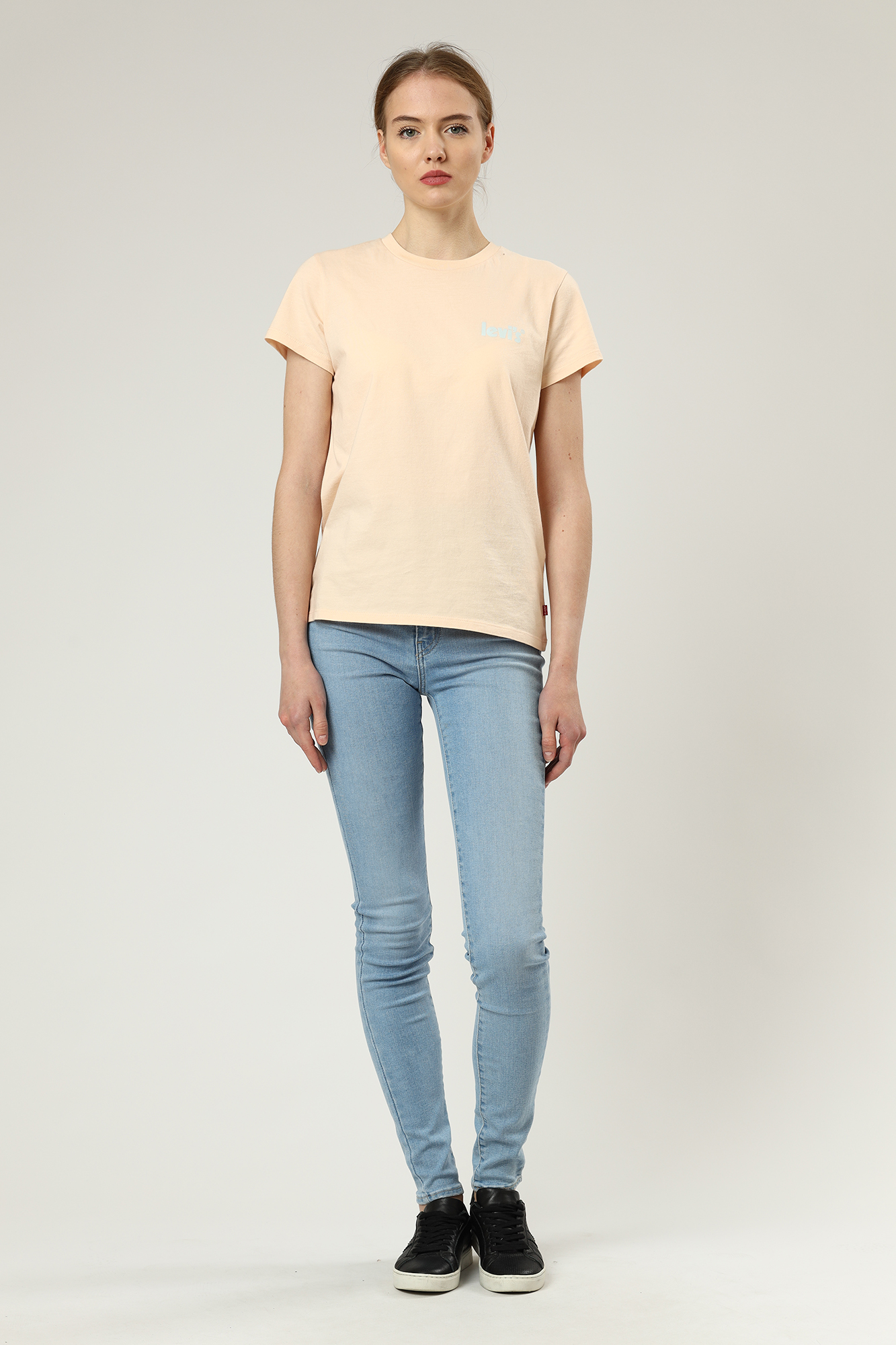 22791 джинсы mile high super skinny naples shine levi`s 